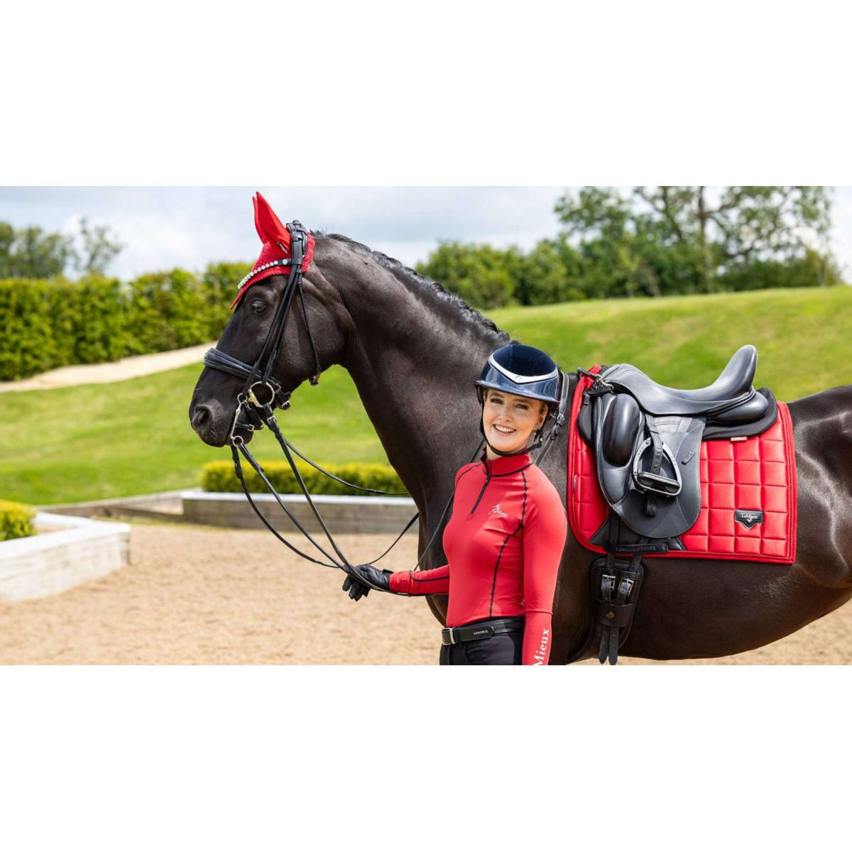 LeMieux Saddlepad Loire Dressage Chilli