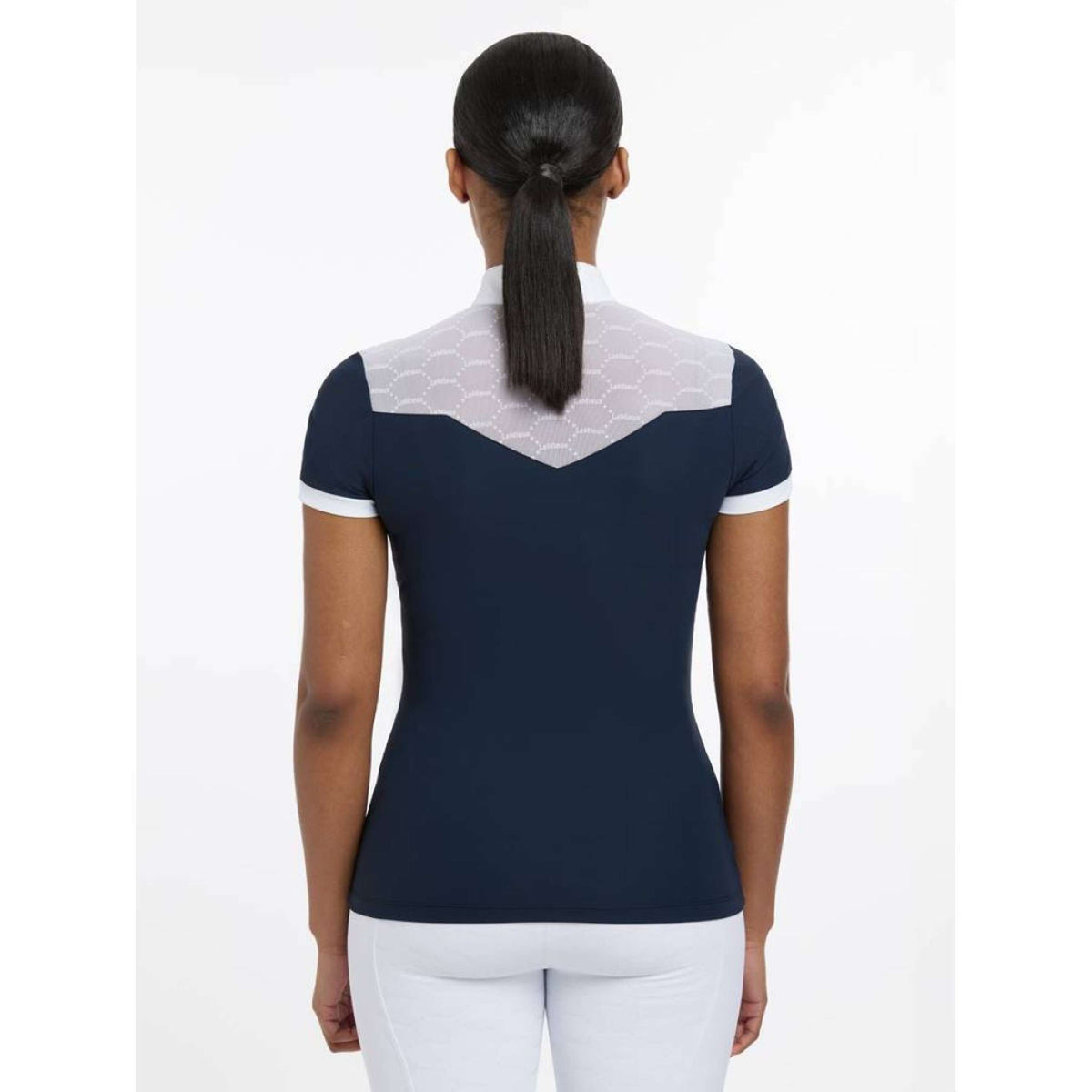 LeMieux Competition Shirt Emily Short Sleeves Navy