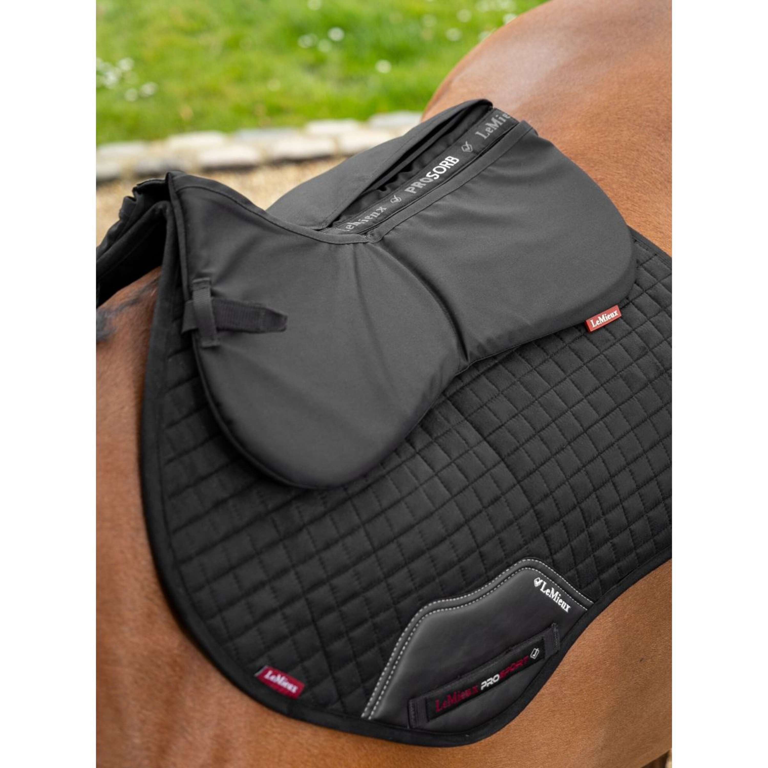 LeMieux Half Pad Pro-Sorb Plain Black