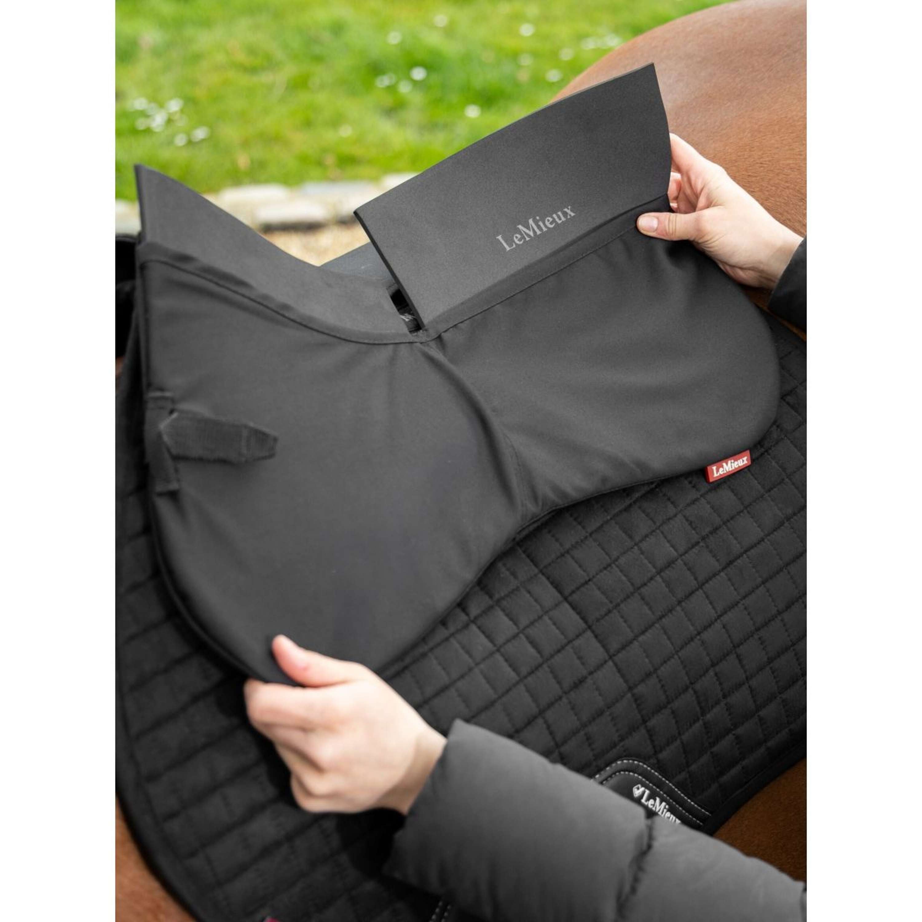 LeMieux Half Pad Pro-Sorb Plain Black