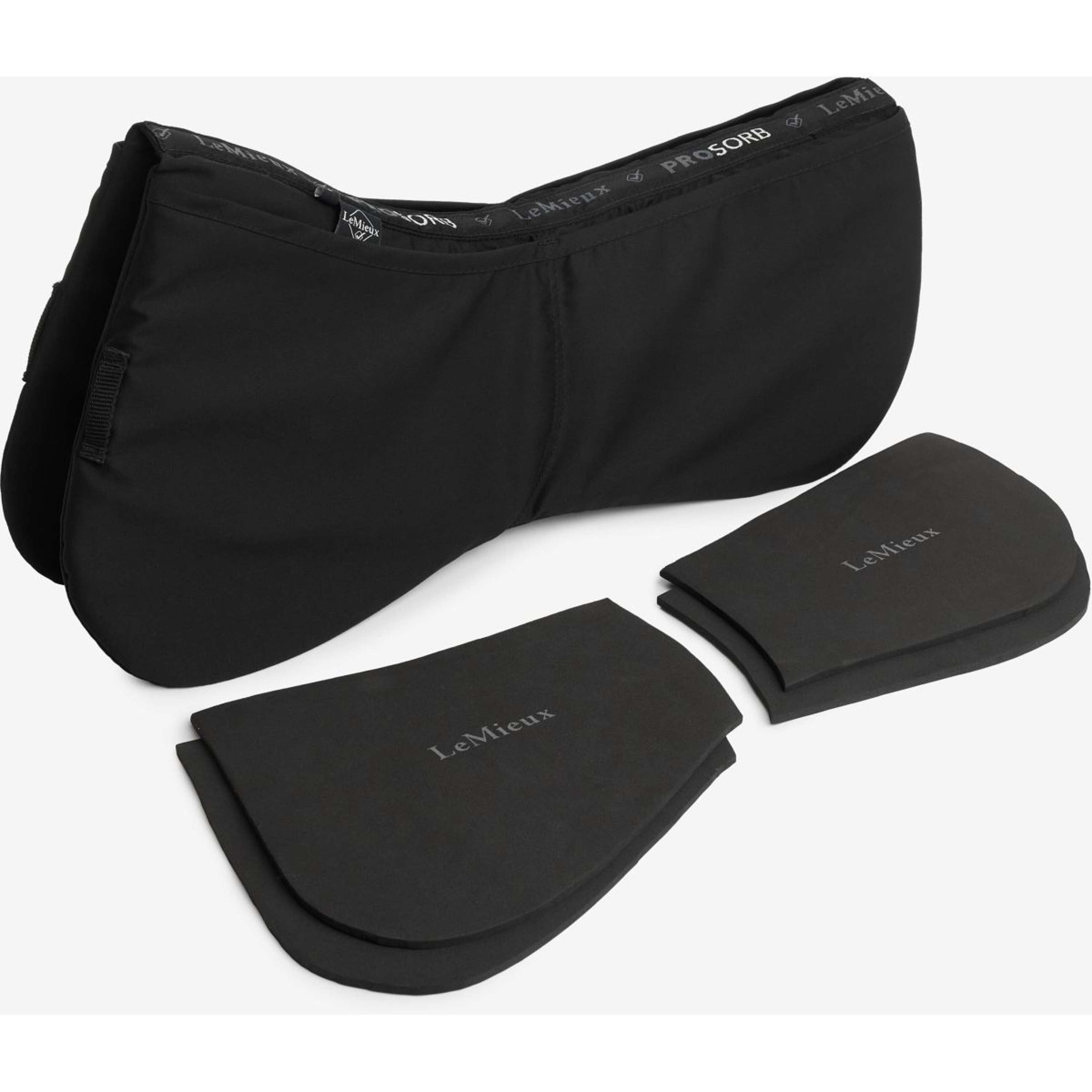 LeMieux Half Pad Pro-Sorb Plain Black