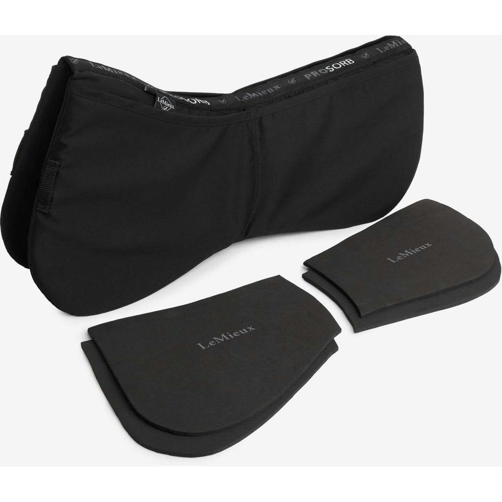 LeMieux Half Pad Pro-Sorb Plain Black