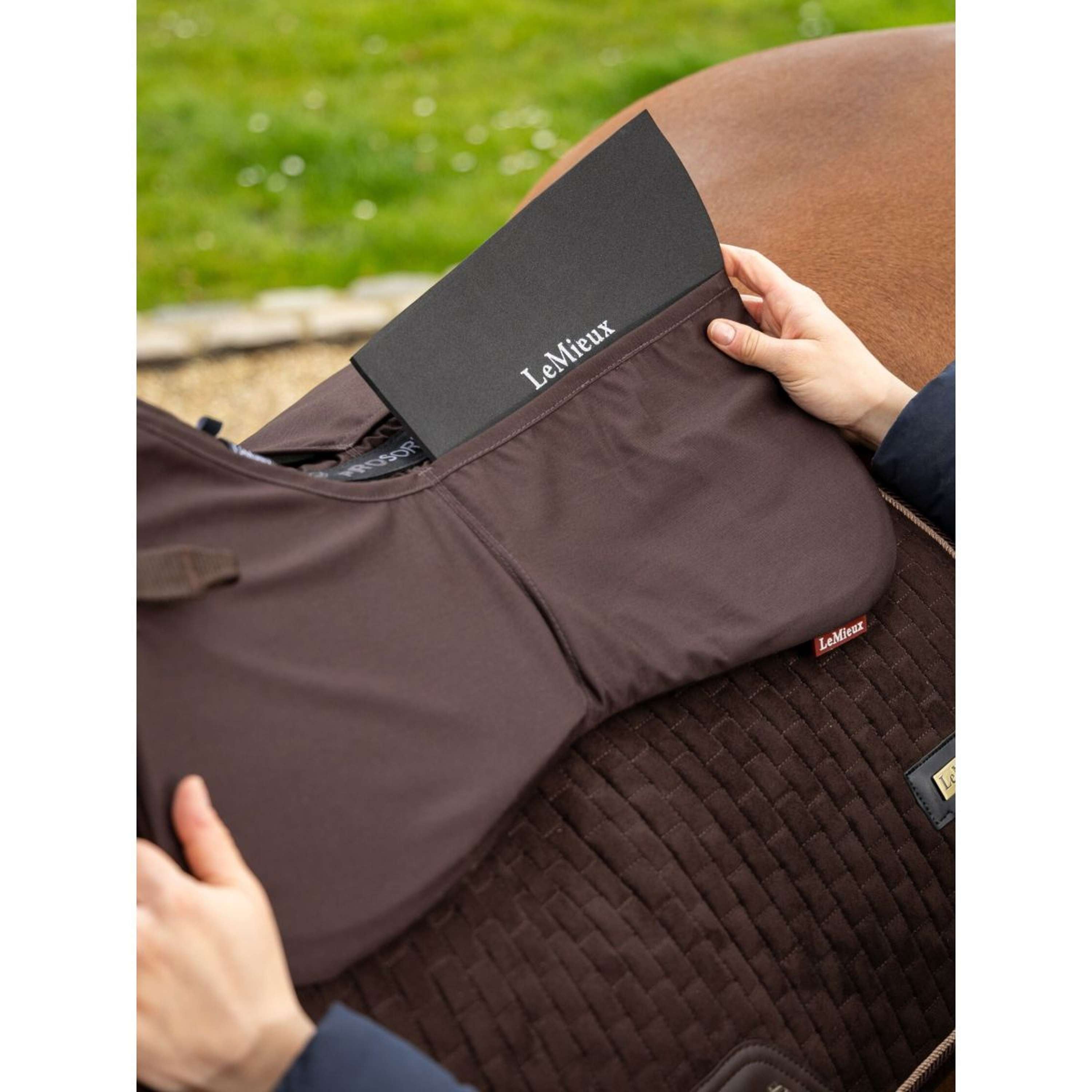LeMieux Half Pad Pro-Sorb Plain Brown