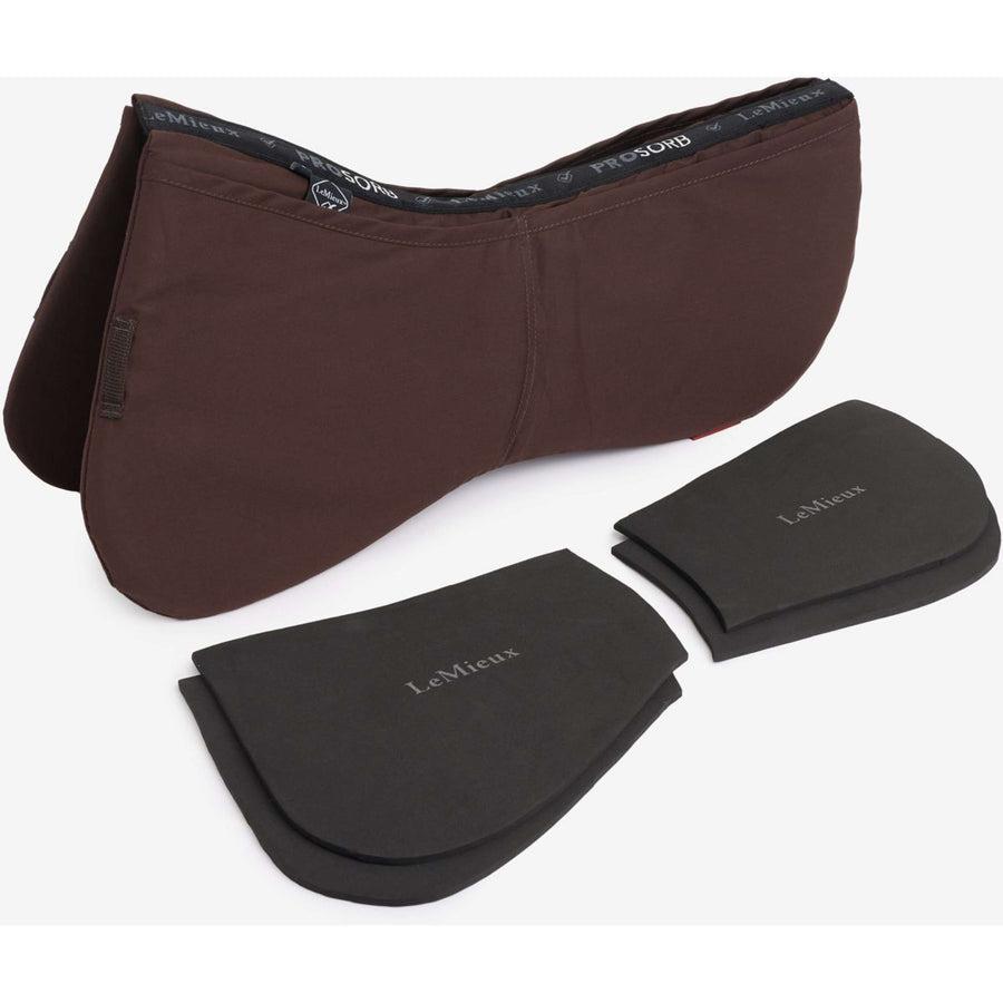 LeMieux Half Pad Pro-Sorb Plain Brown