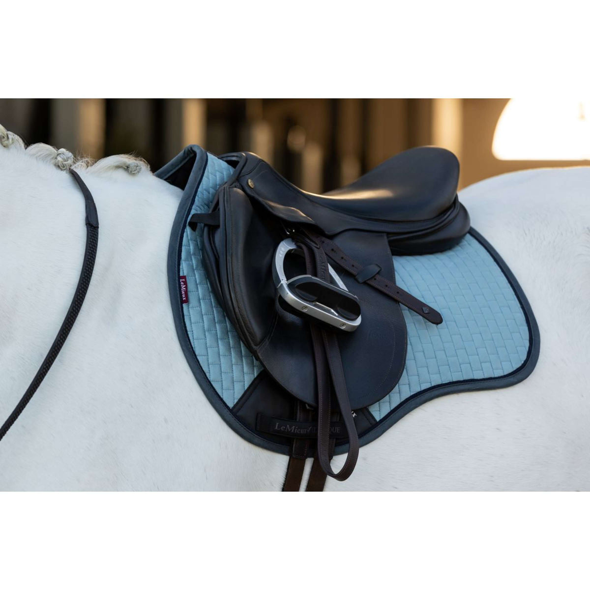 LeMieux Saddlepad Suede General Purpose Glacier