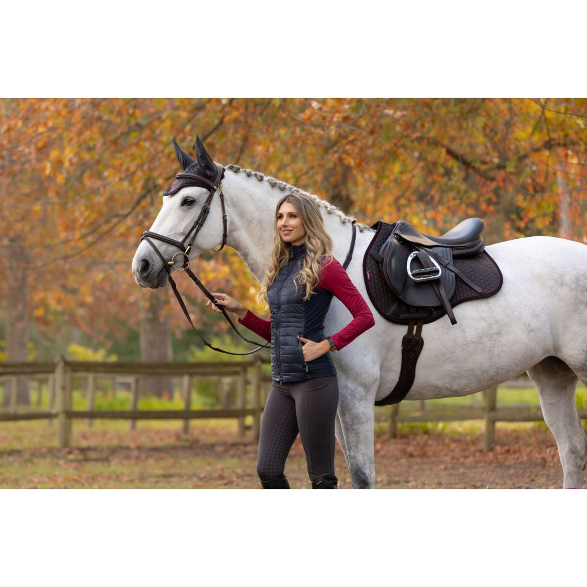 LeMieux Saddlepad Suede General Purpose Cinder