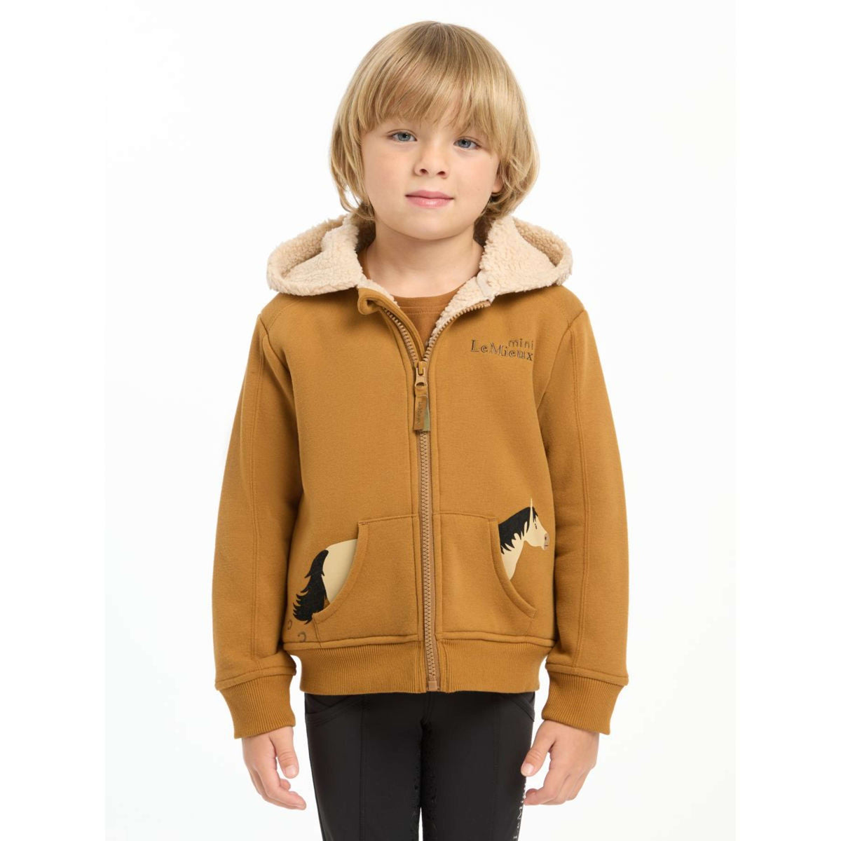 LeMieux Zip-Hoodie Mini Charlie Ginger