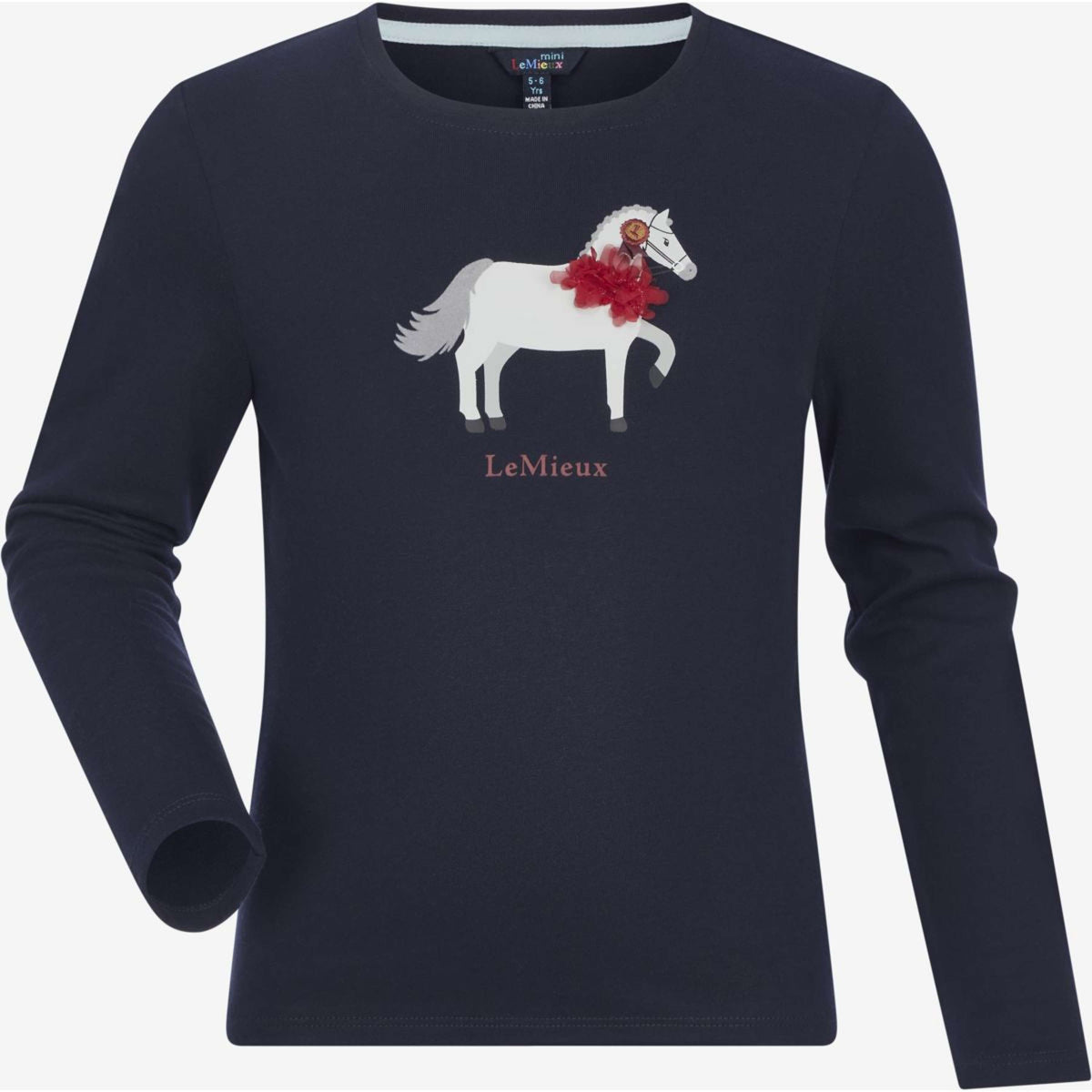 LeMieux Shirt Mini Jessie Long Sleeves Navy