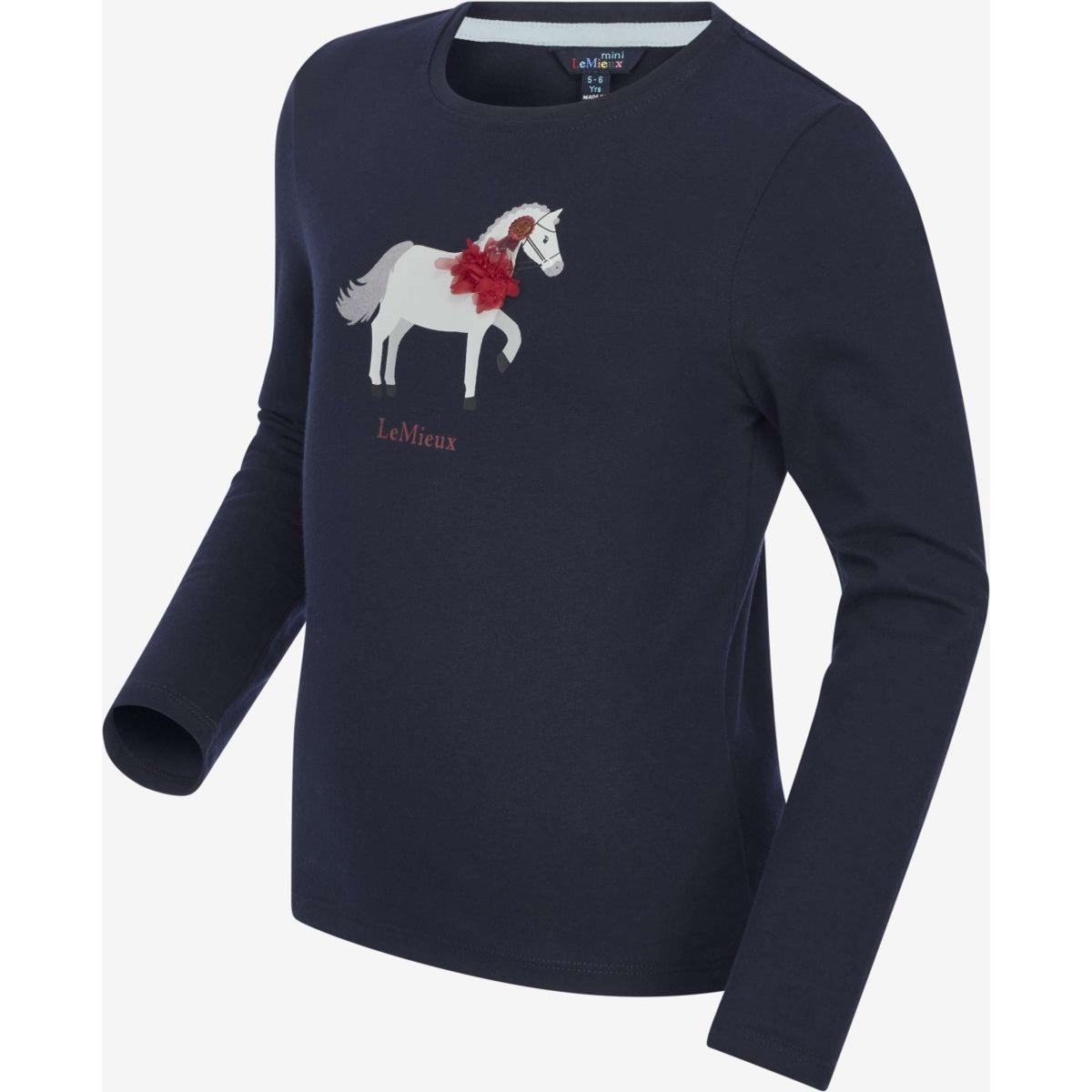 LeMieux Shirt Mini Jessie Long Sleeves Navy