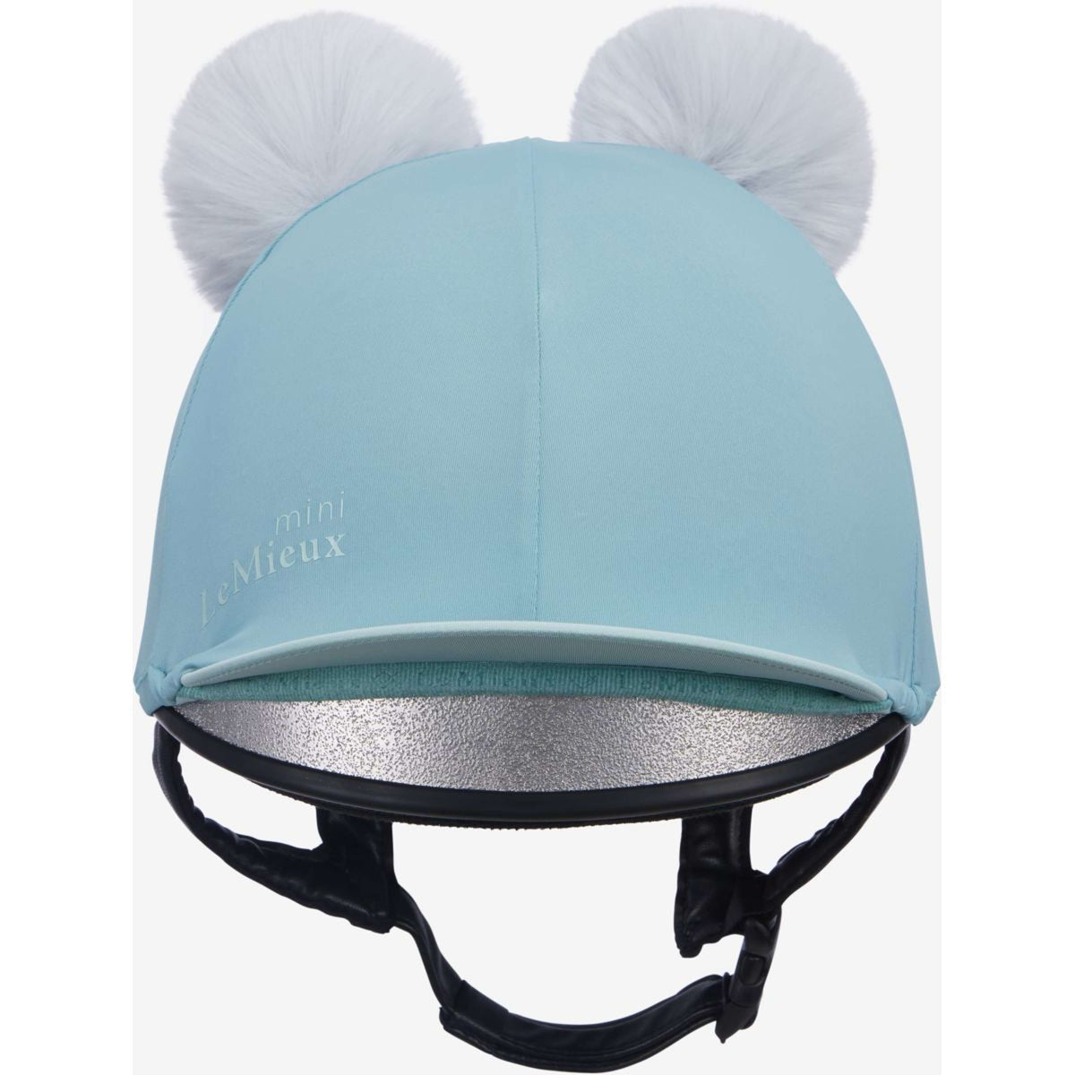 LeMieux Hat Silk Double Pom Children Lagoon