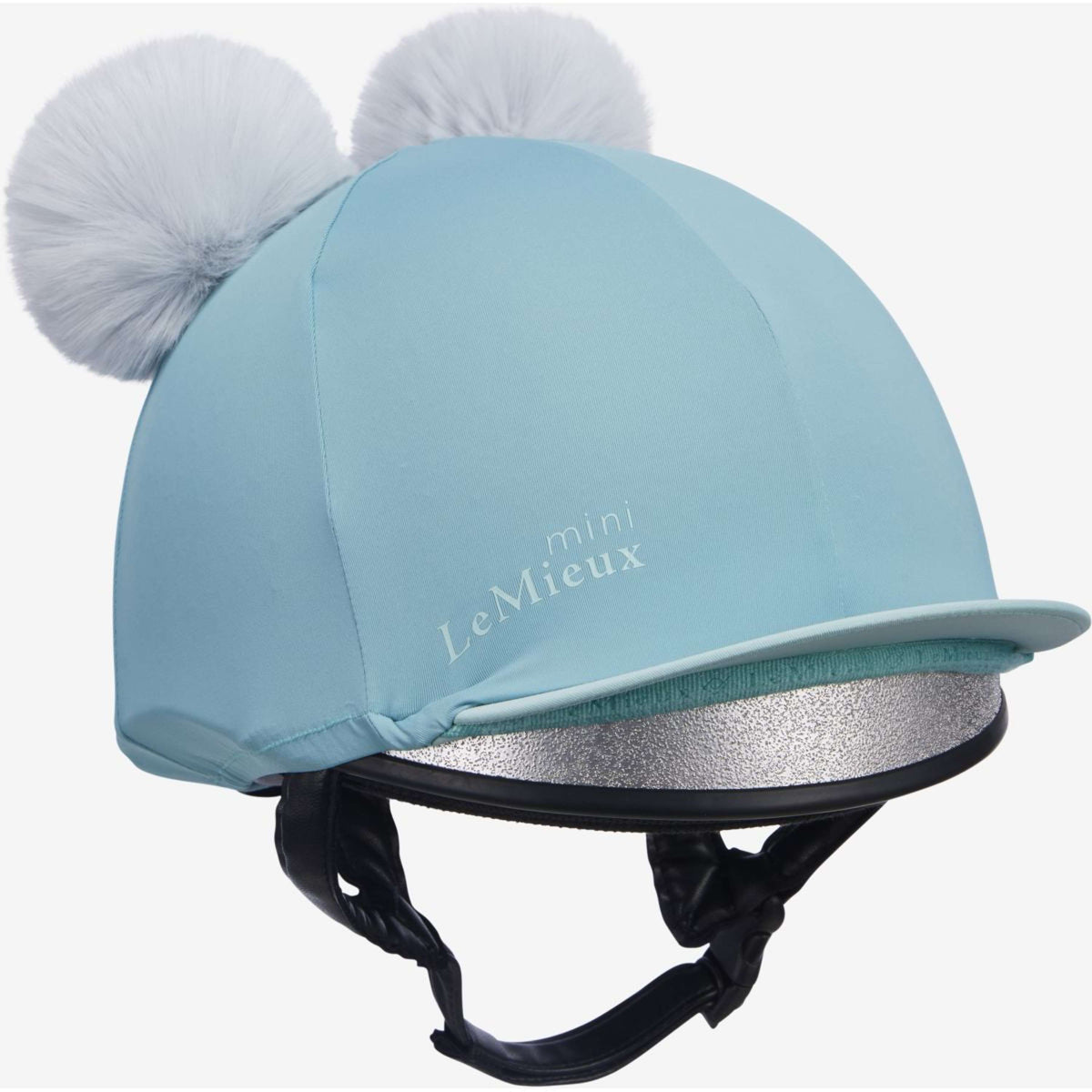 LeMieux Hat Silk Double Pom Children Lagoon