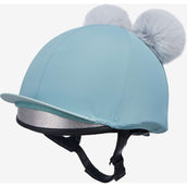 LeMieux Hat Silk Double Pom Children Lagoon