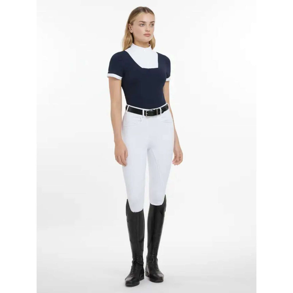 LeMieux Competition Shirt Sophia Short Sleeves Navy