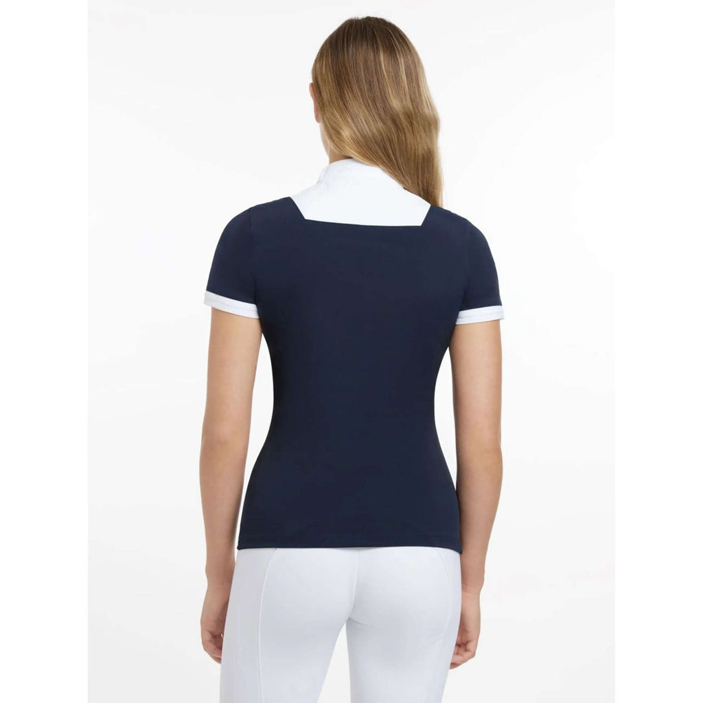 LeMieux Competition Shirt Sophia Short Sleeves Navy