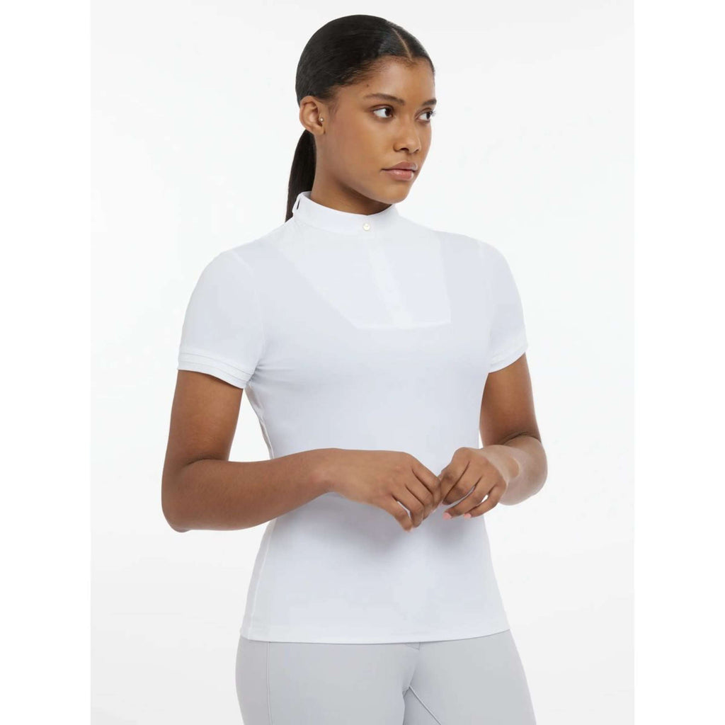 LeMieux Competition Shirt Sophia Short Sleeves White