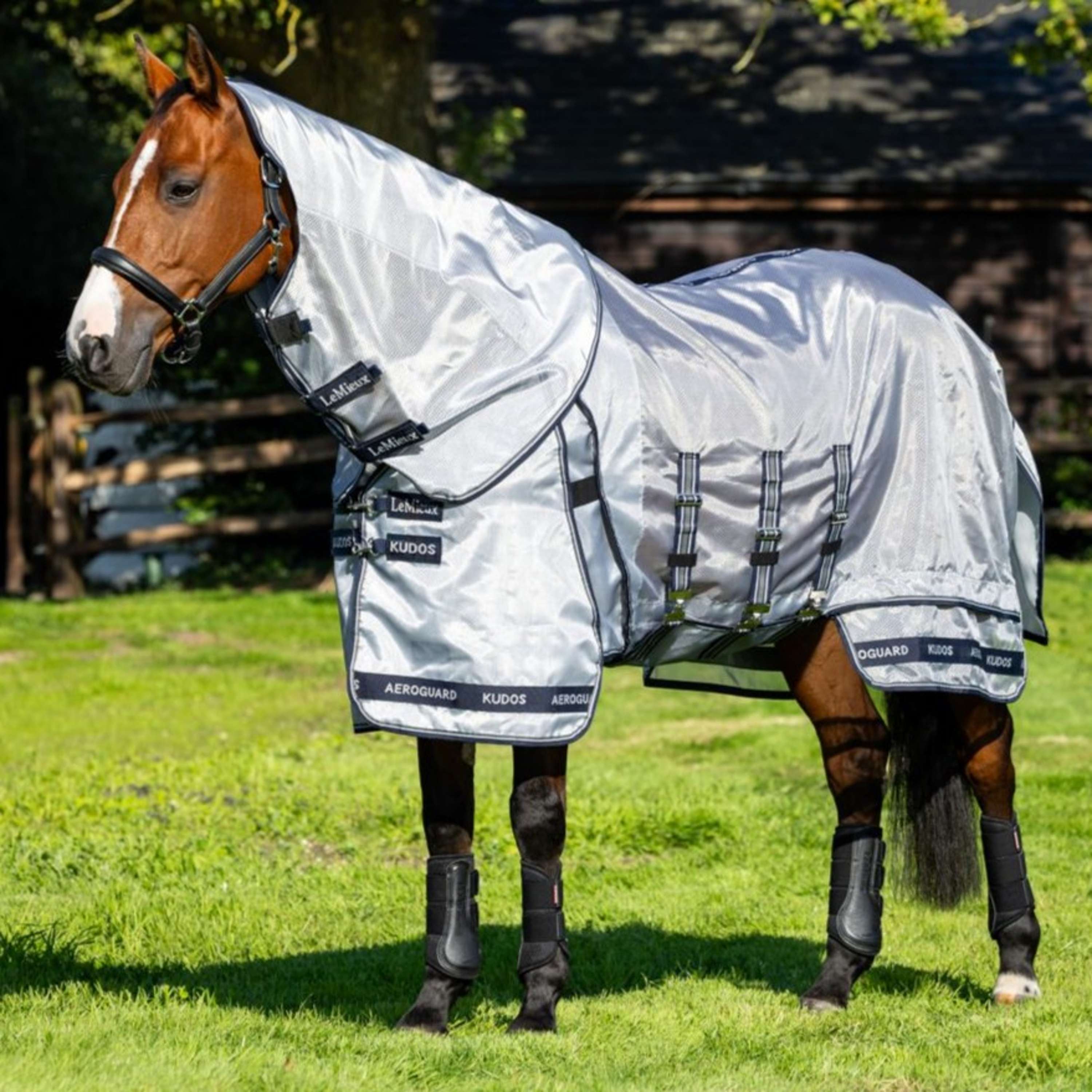 LeMieux Fly Rug Kudos AeroGuard Silver