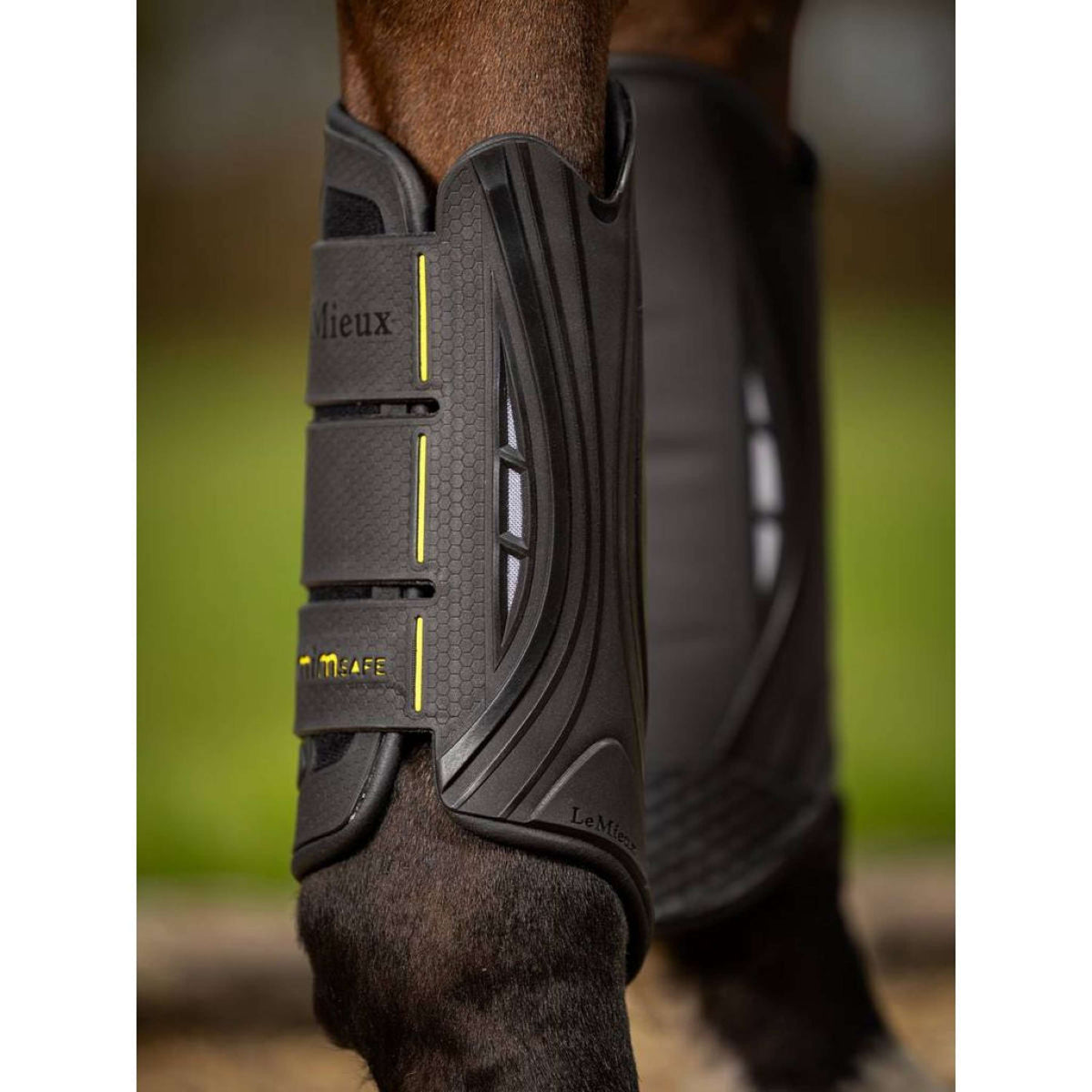 LeMieux Leg Protectors MIMsafe XC Hind Black