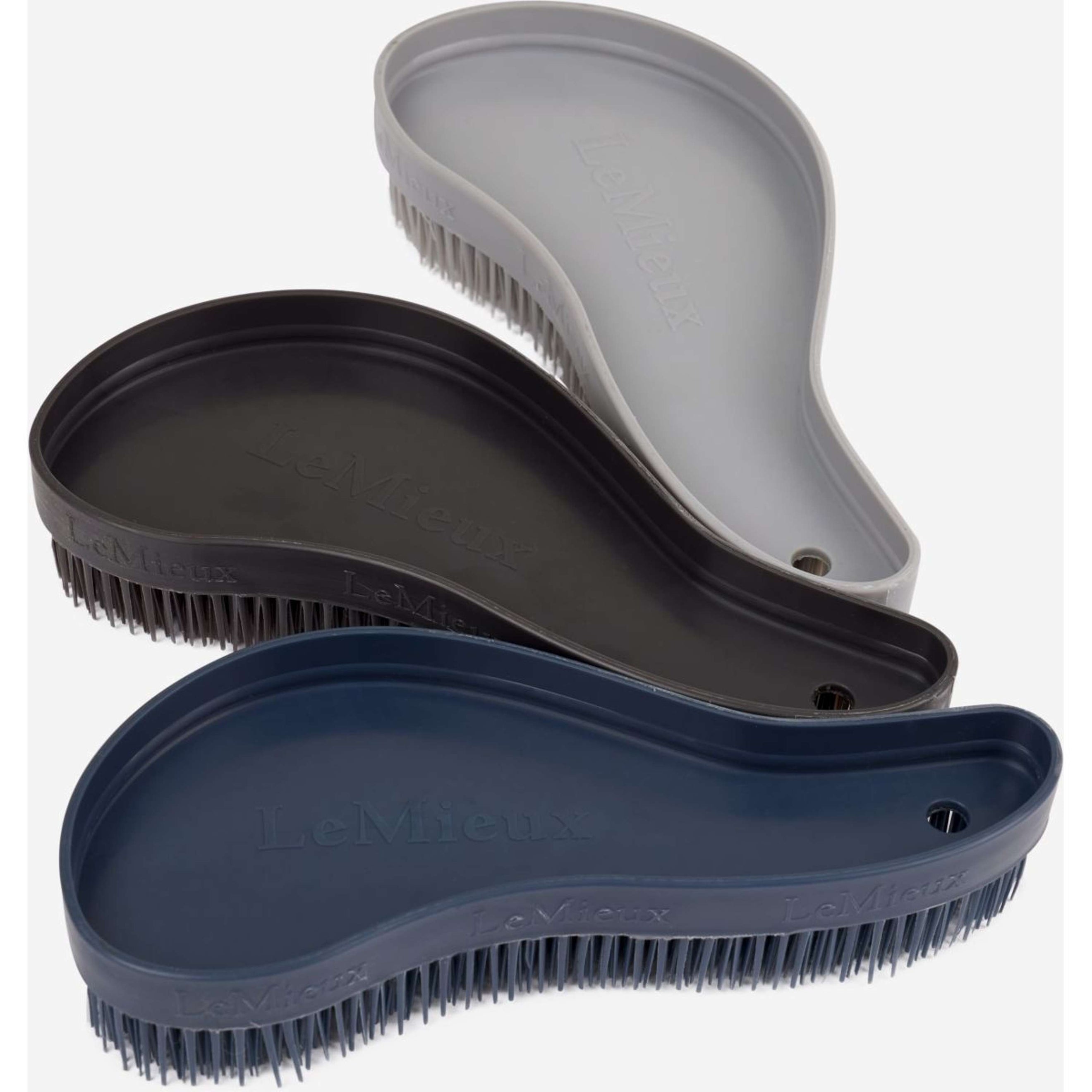 LeMieux Brush Set Wizard Brush Navy/Black/Grey LeMieux Brush Set Wizard Brush Navy/Black/Grey