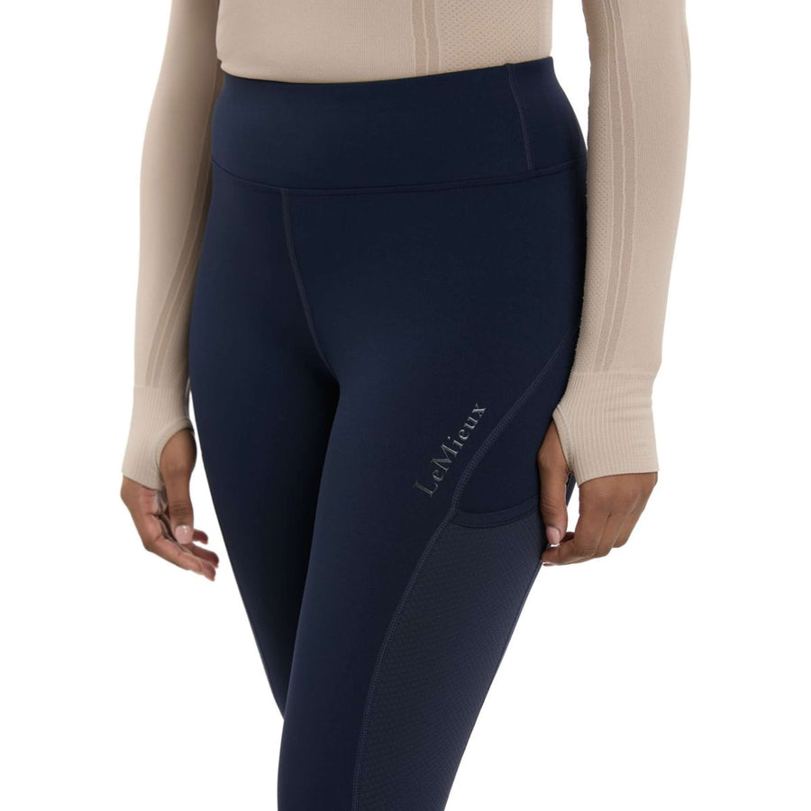 LeMieux Riding Legging Lydia Mesh Navy