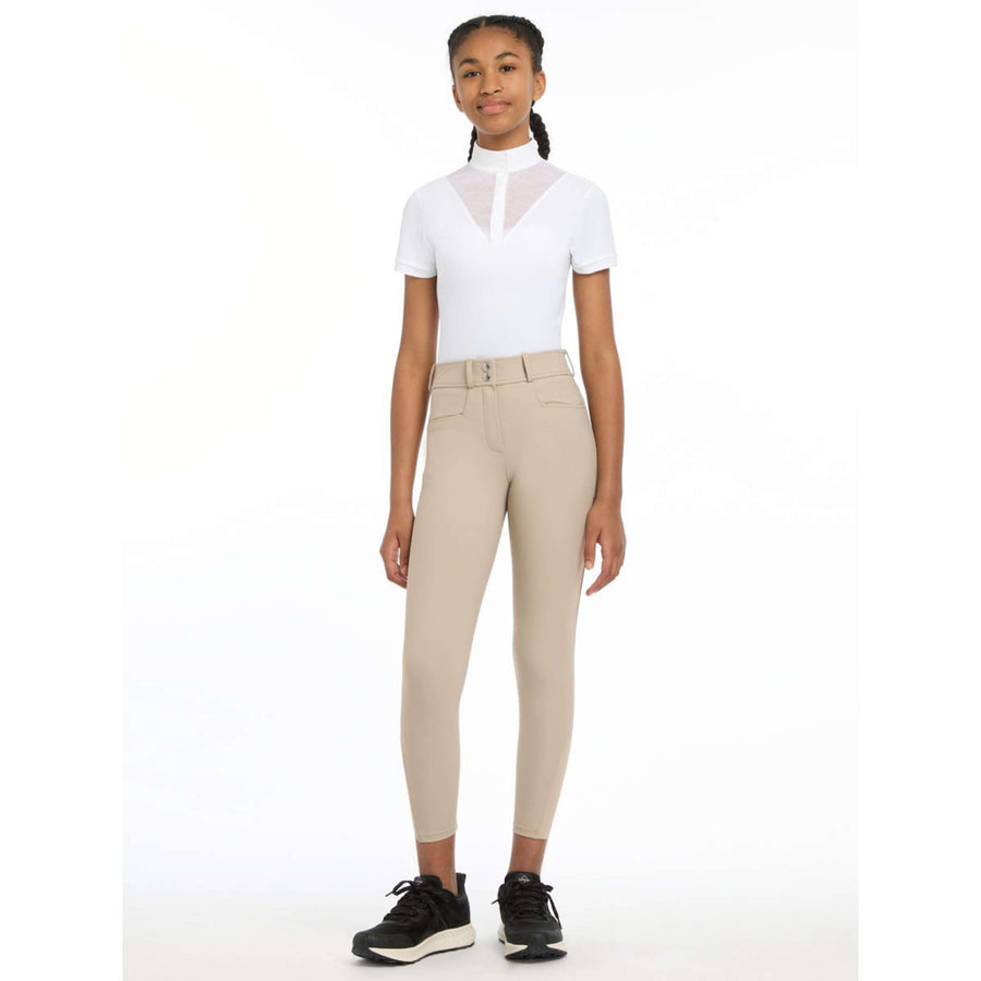LeMieux Breeches Izzy Kids Full Grip Almond