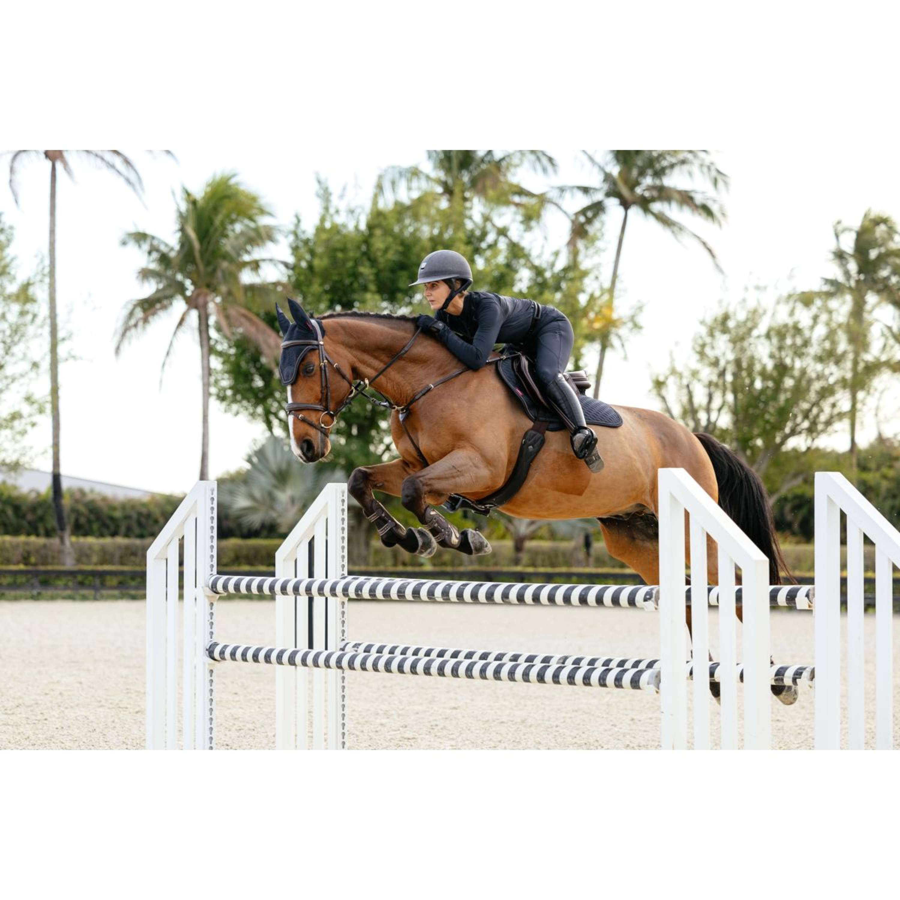 LeMieux Saddlepad Brilliance Close Contact Square Jumping Navy
