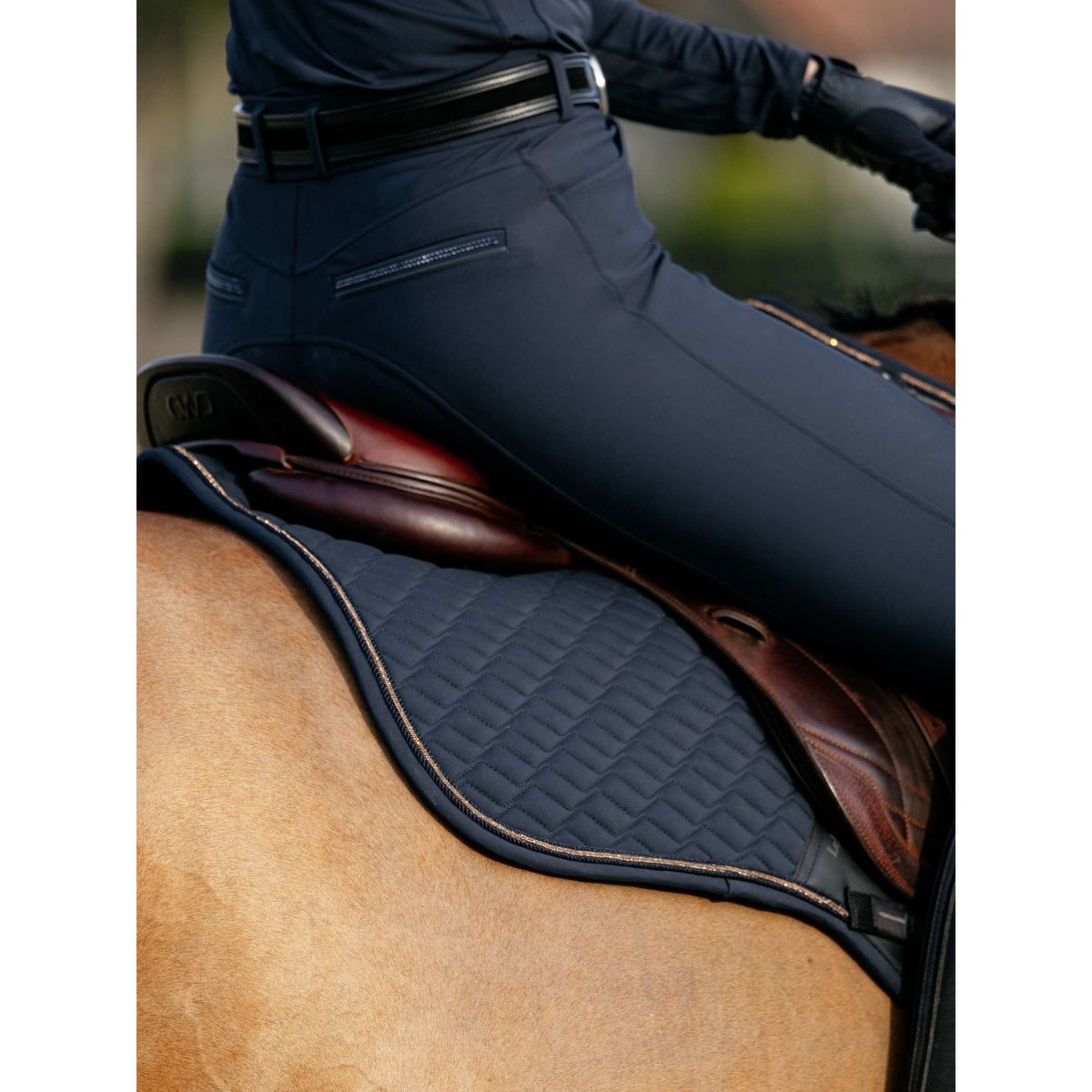 LeMieux Saddlepad Brilliance Close Contact Square Jumping Navy