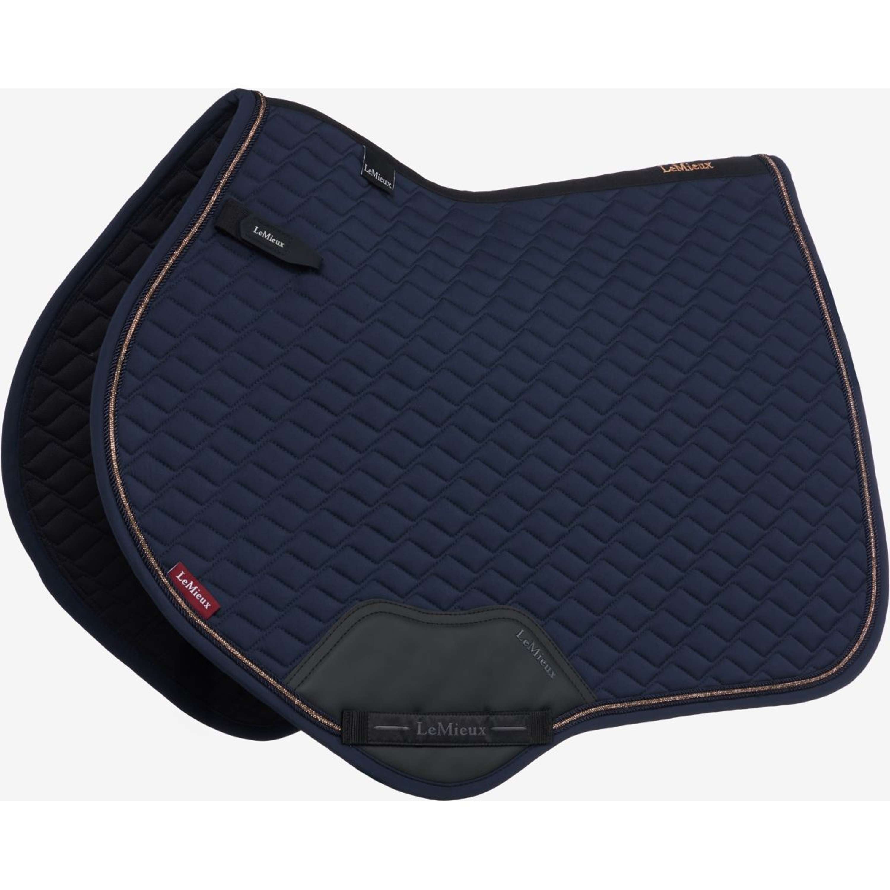 LeMieux Saddlepad Brilliance Close Contact Square Jumping Navy