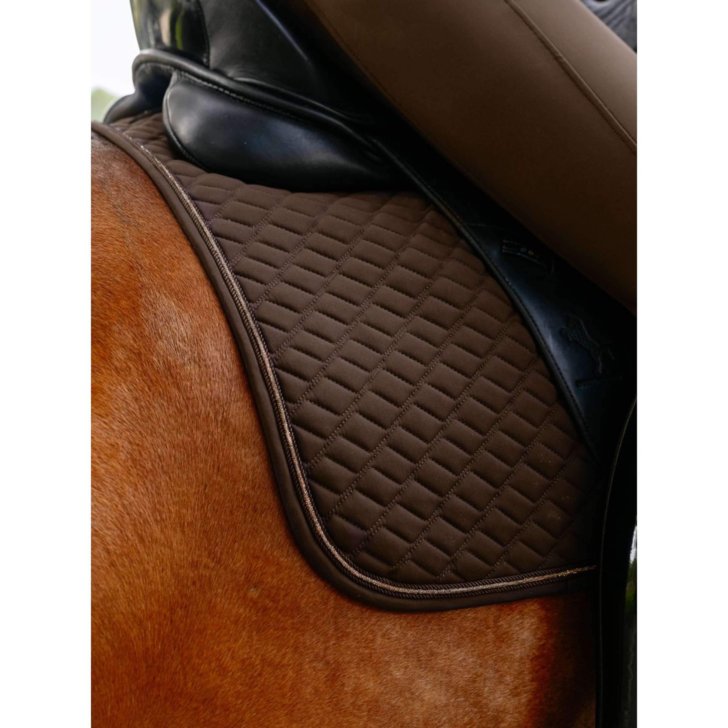 LeMieux Saddlepad Brilliance Dressage Espresso