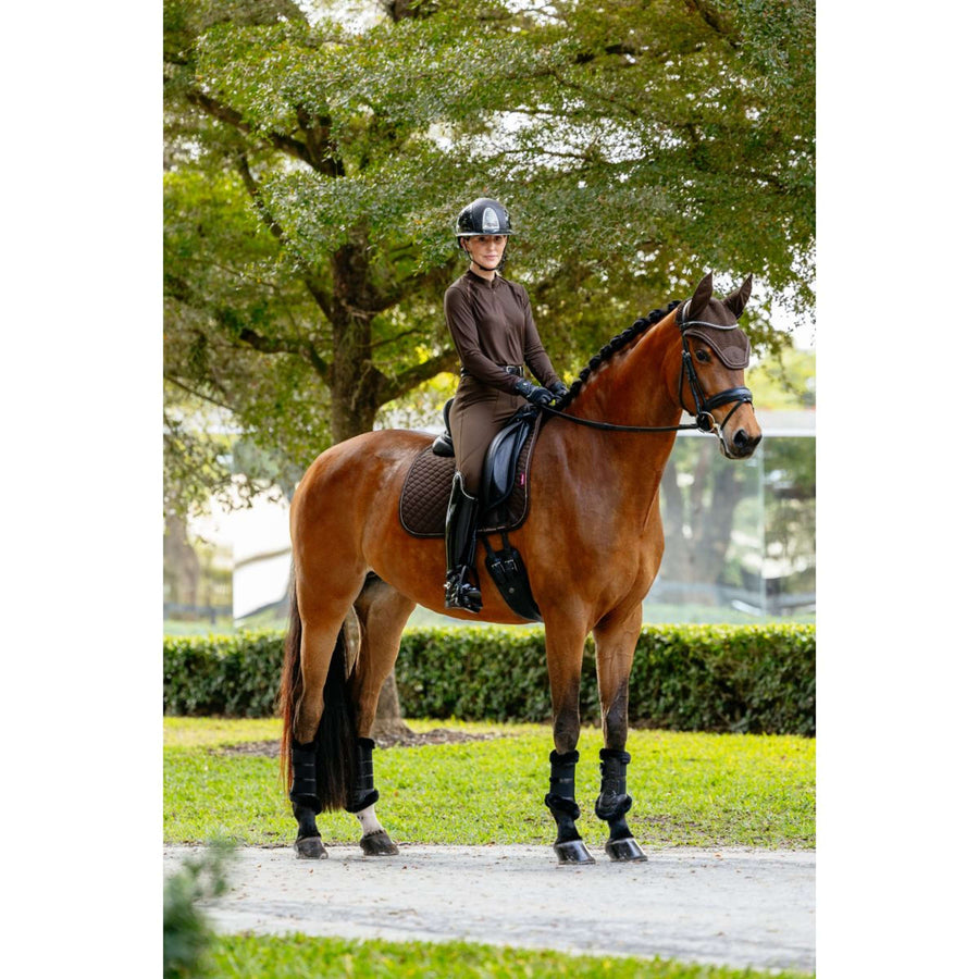 LeMieux Saddlepad Brilliance Dressage Espresso