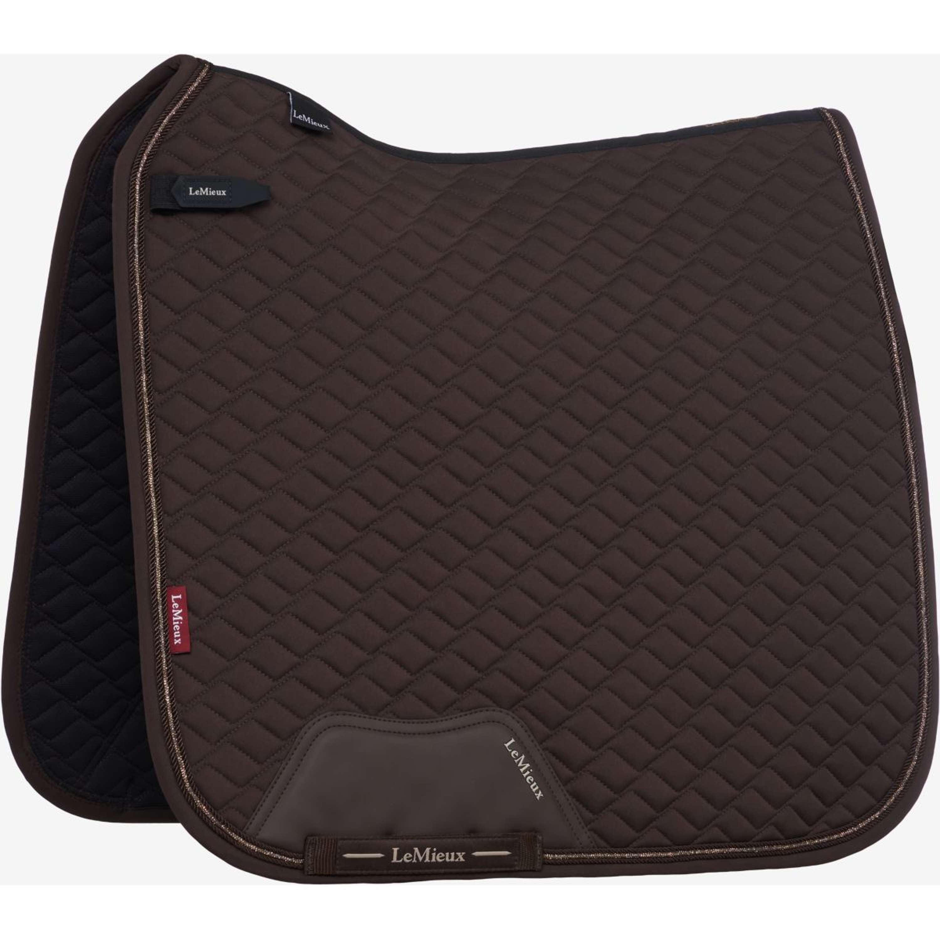 LeMieux Saddlepad Brilliance Dressage Espresso