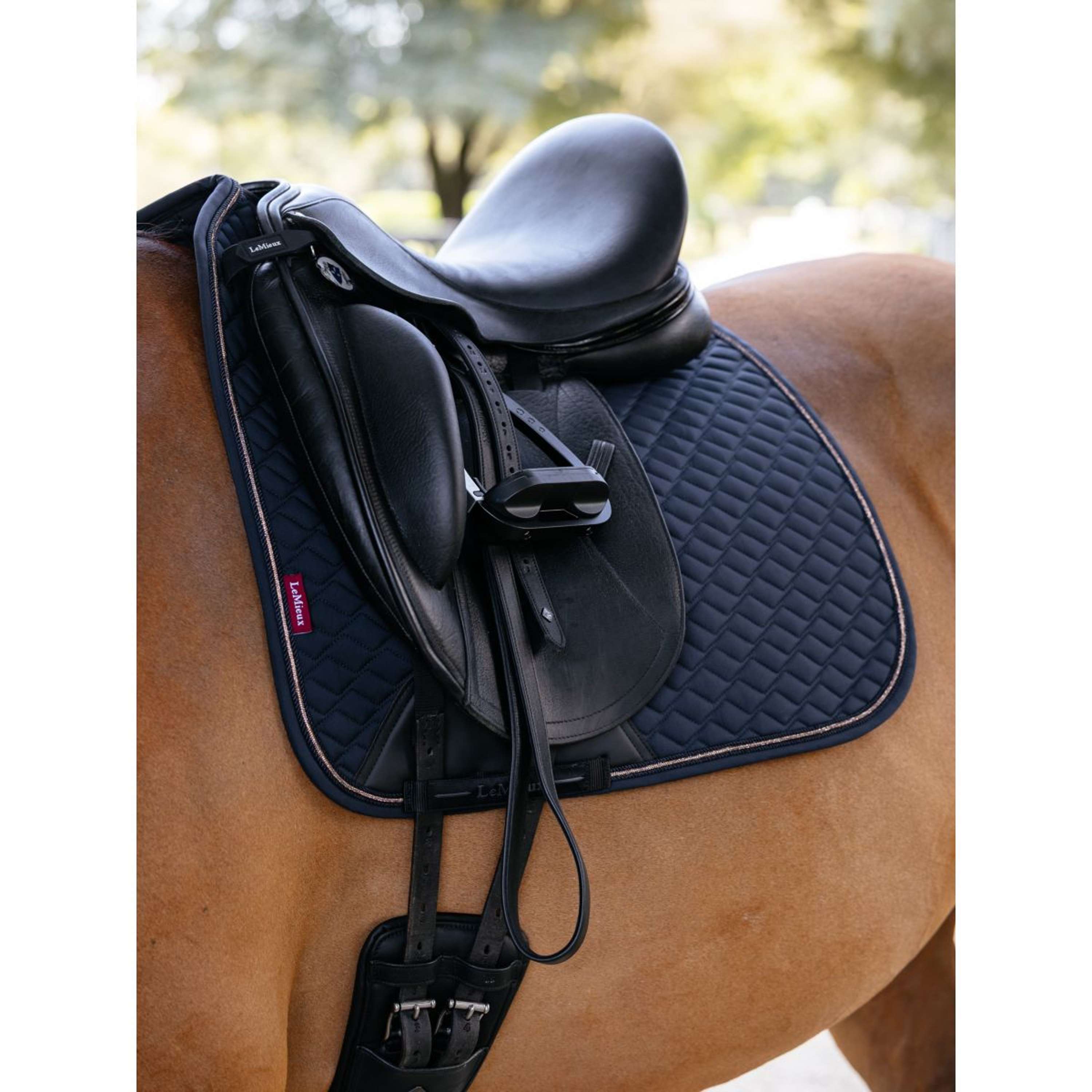 LeMieux Saddlepad Brilliance Dressage Navy