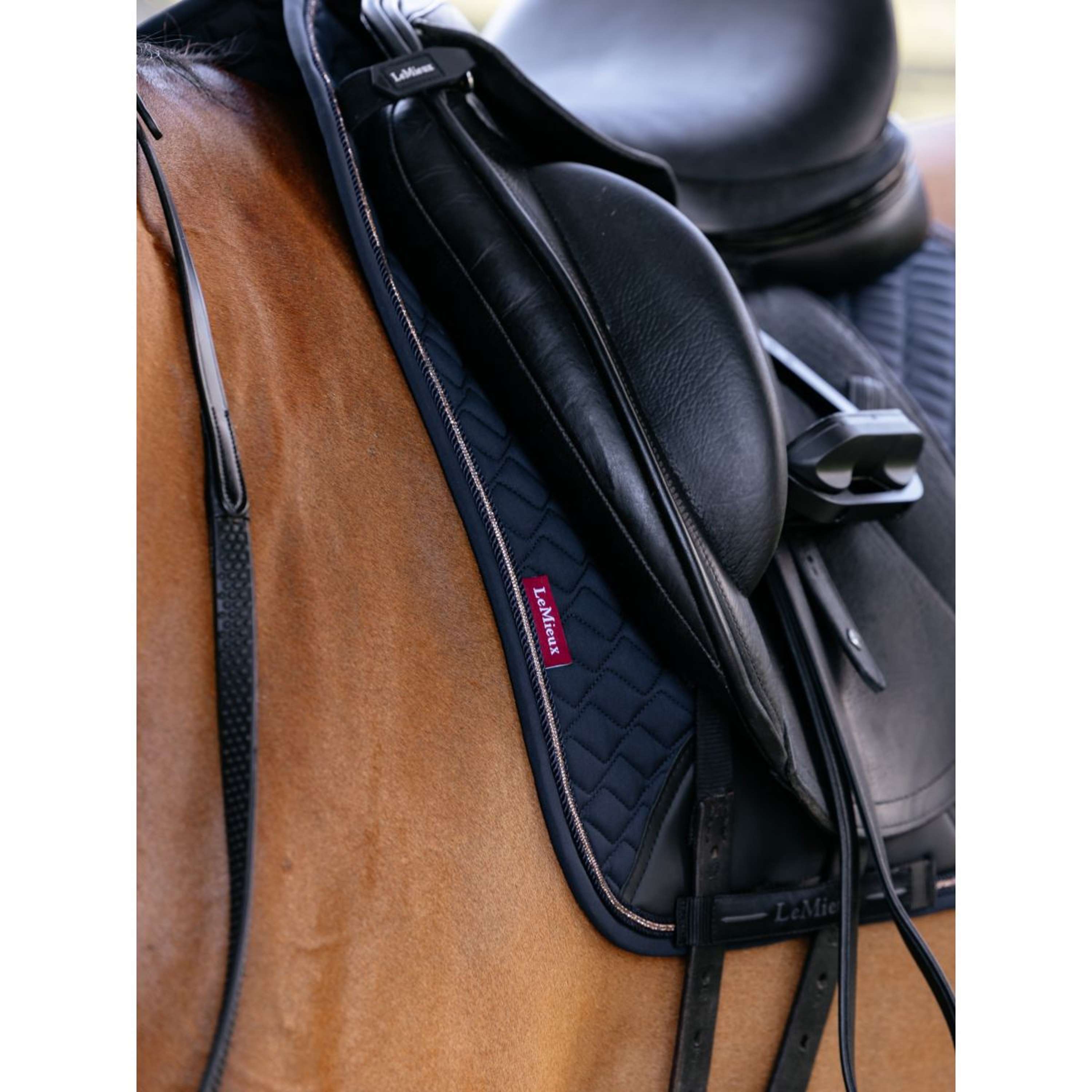 LeMieux Saddlepad Brilliance Dressage Navy