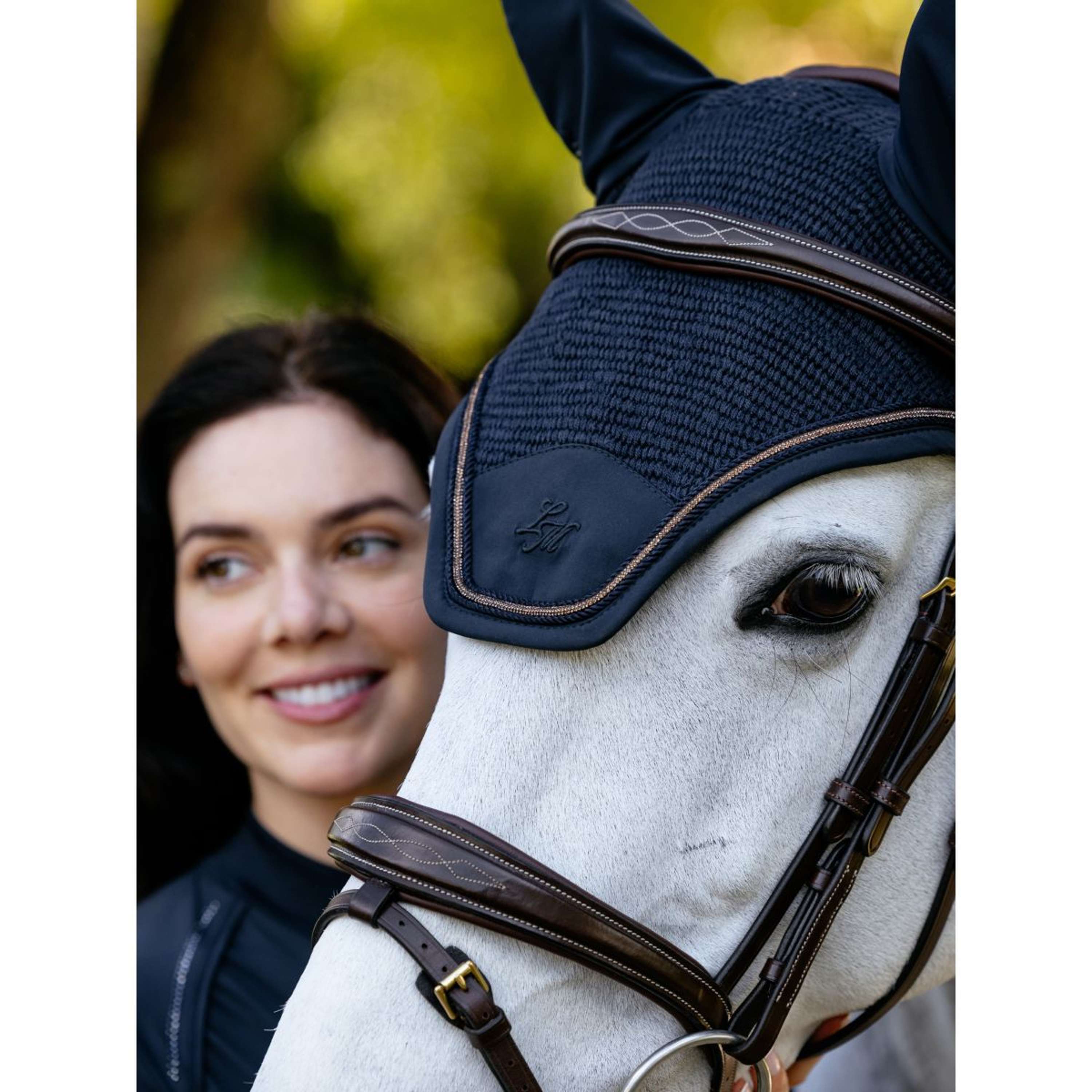 LeMieux Ear Bonnet Brilliance Navy