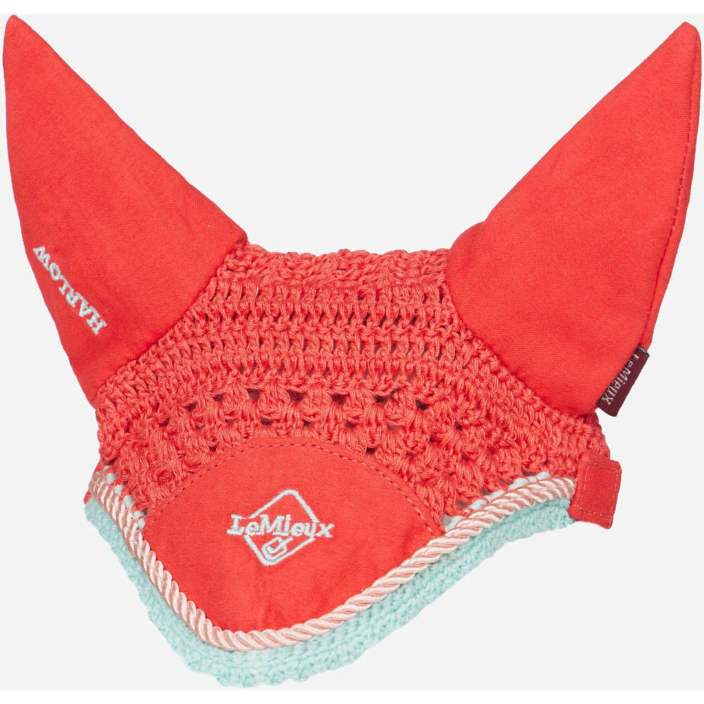 LeMieux Hobby Horse Ear Net Coral Crush