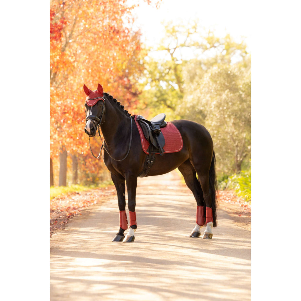LeMieux Saddlepad Suede Square Dressage Russet