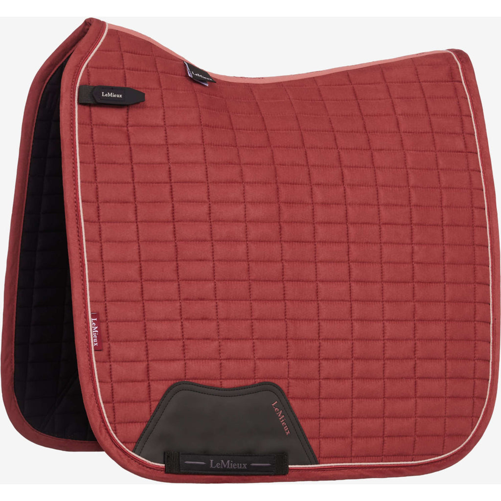 LeMieux Saddlepad Suede Square Dressage Russet