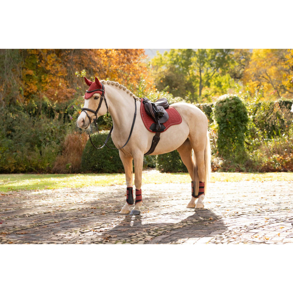 LeMieux Saddlepad Suede Square All Purpose Russet