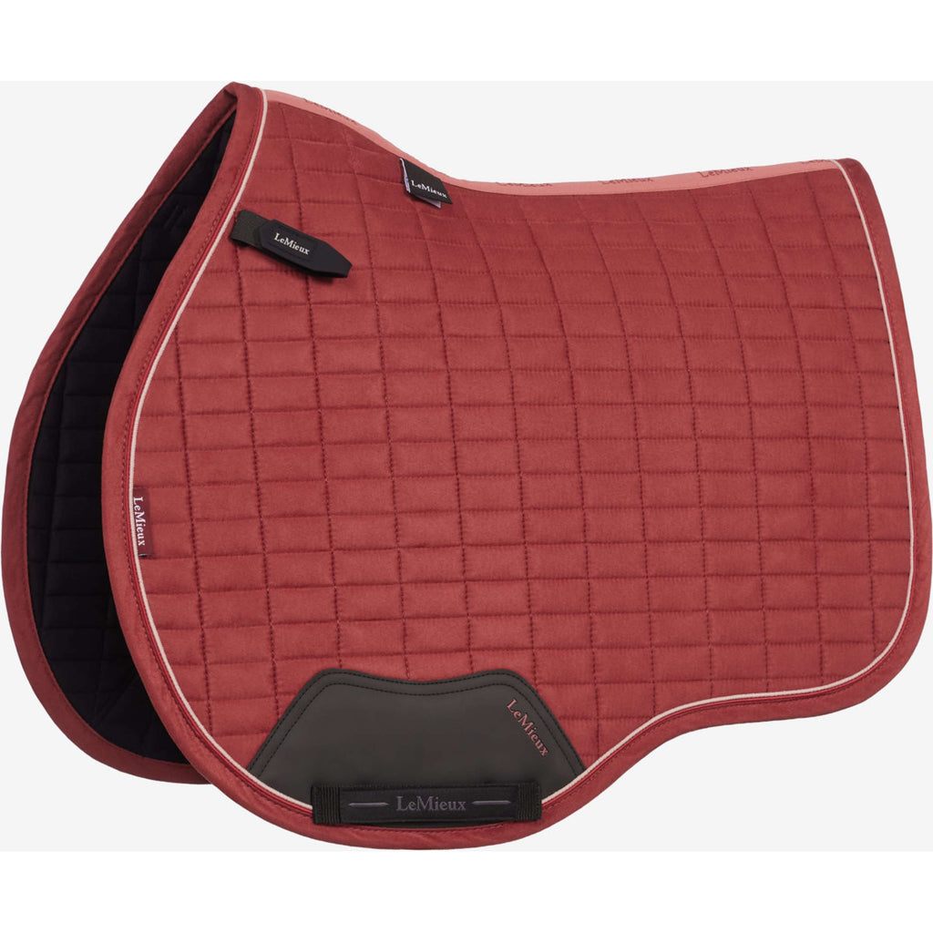 LeMieux Saddlepad Suede Square All Purpose Russet