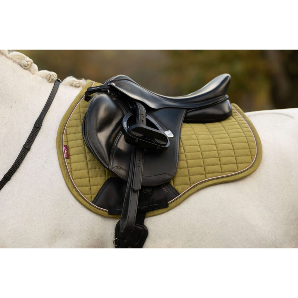 LeMieux Saddlepad Suede Square All Purpose Gooseberry