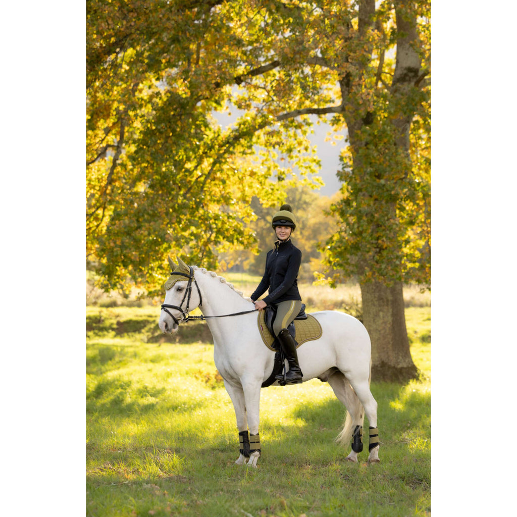 LeMieux Saddlepad Suede Square All Purpose Gooseberry
