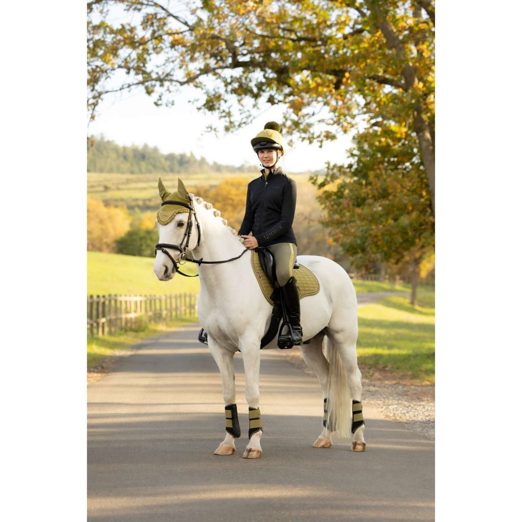 LeMieux Saddlepad Suede Square All Purpose Gooseberry