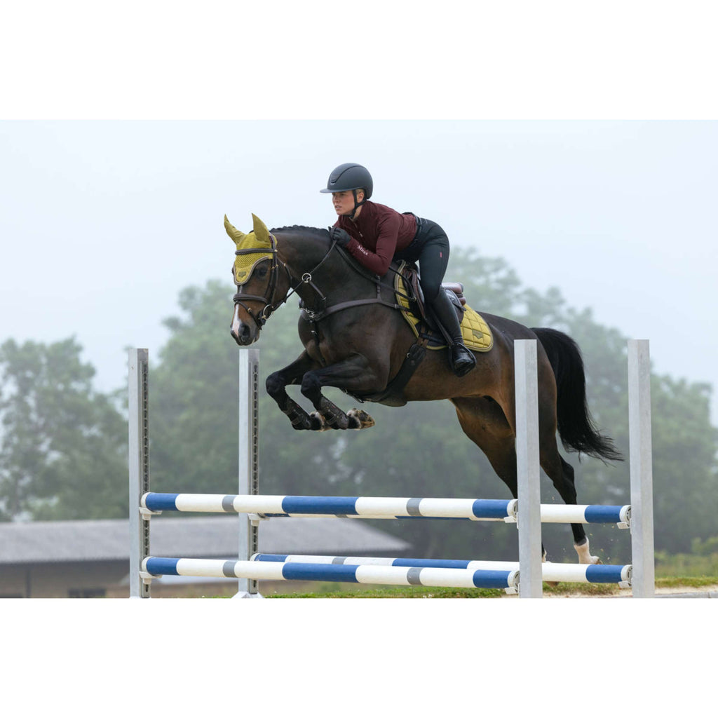 LeMieux Saddlepad Loire Classic Close Contact Square Jumping Gooseberry