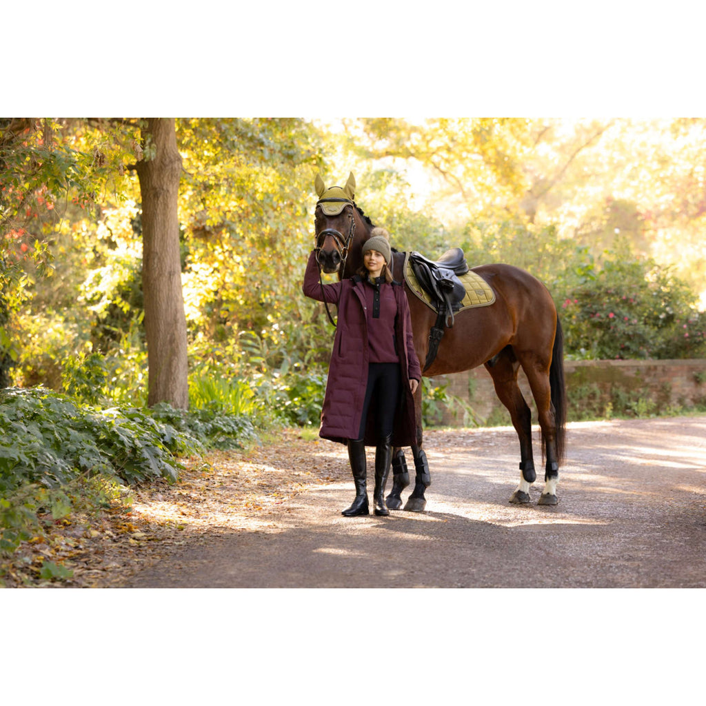 LeMieux Saddlepad Loire Classic Close Contact Square Jumping Gooseberry