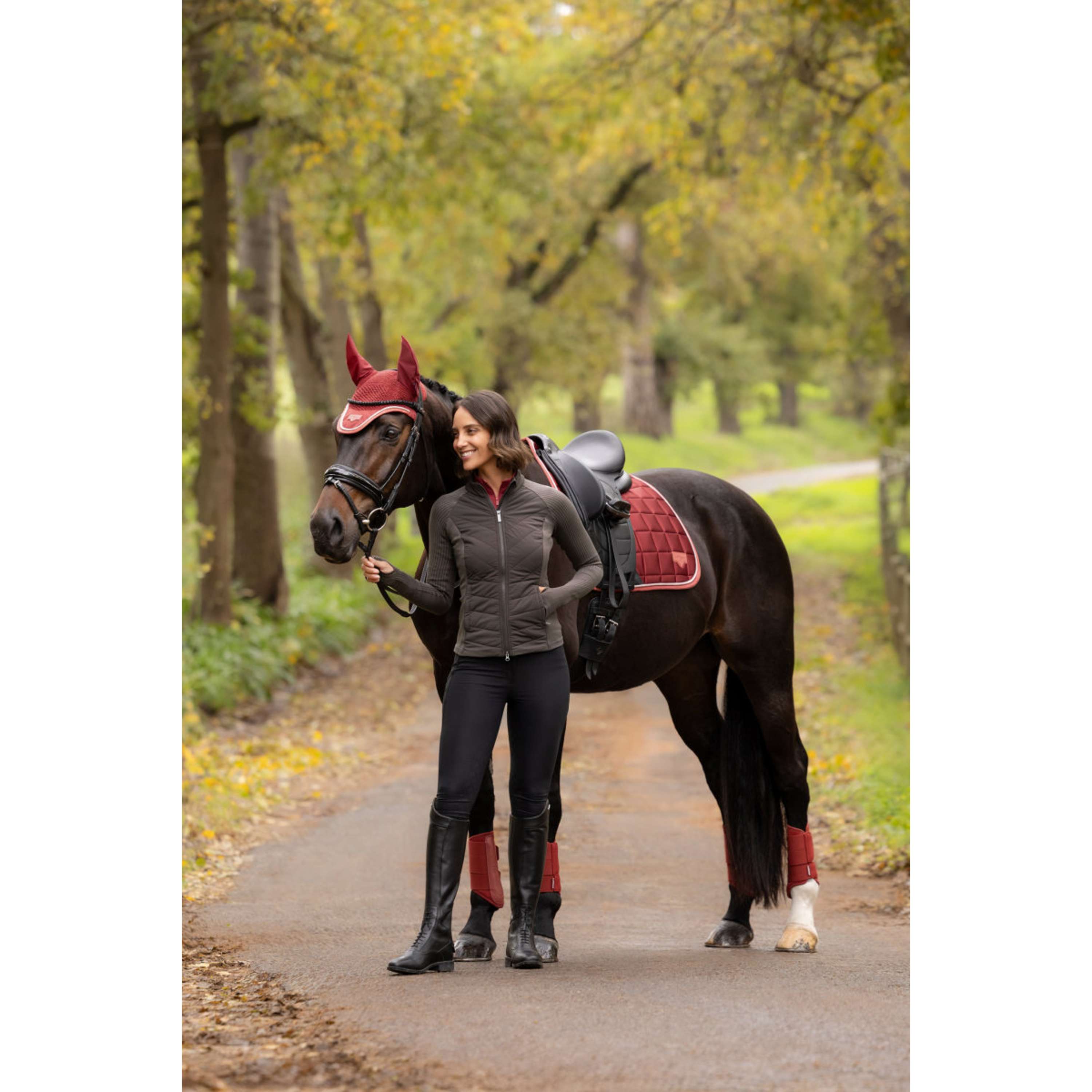 LeMieux Saddlepad Loire Classic Square Dressage Russet
