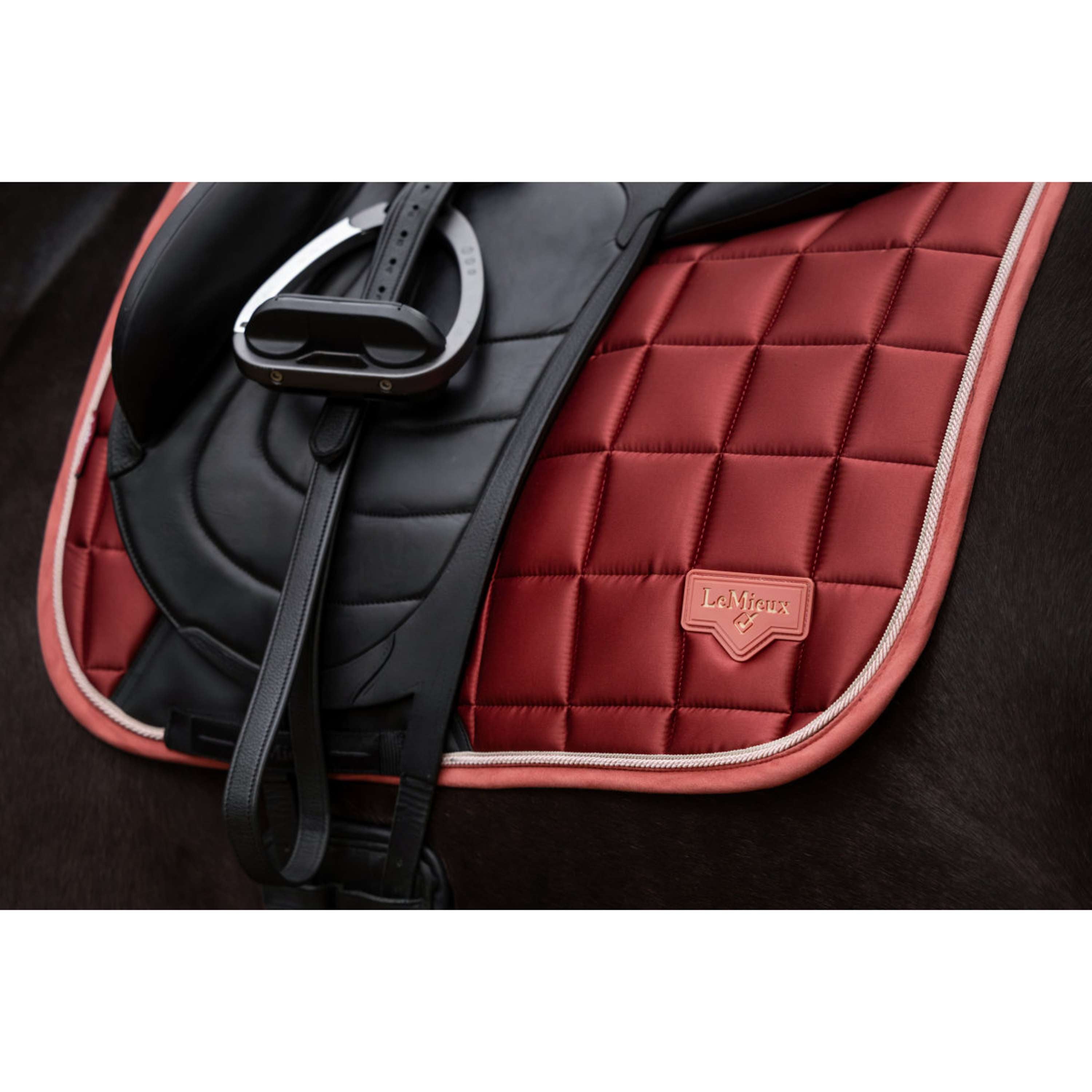 LeMieux Saddlepad Loire Classic Square Dressage Russet