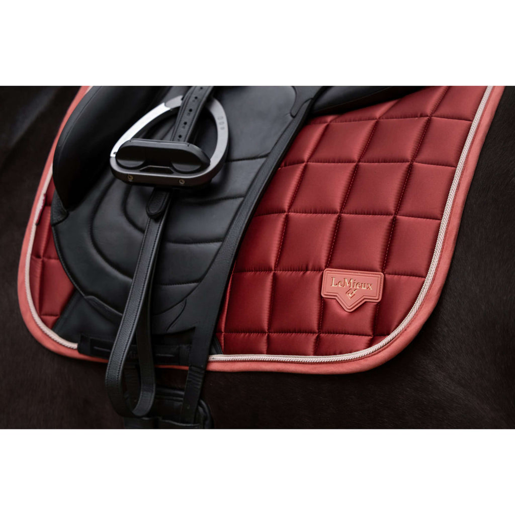 LeMieux Saddlepad Loire Classic Square Dressage Russet
