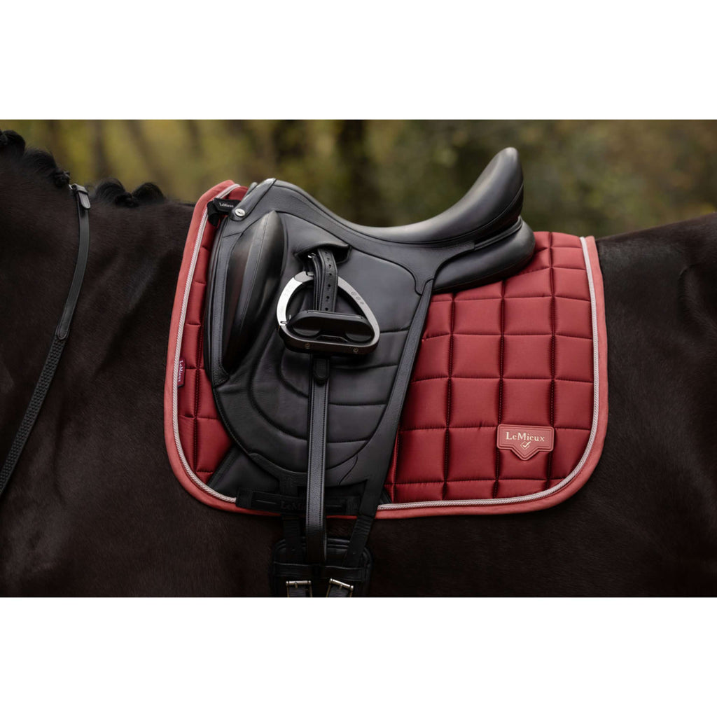 LeMieux Saddlepad Loire Classic Square Dressage Russet