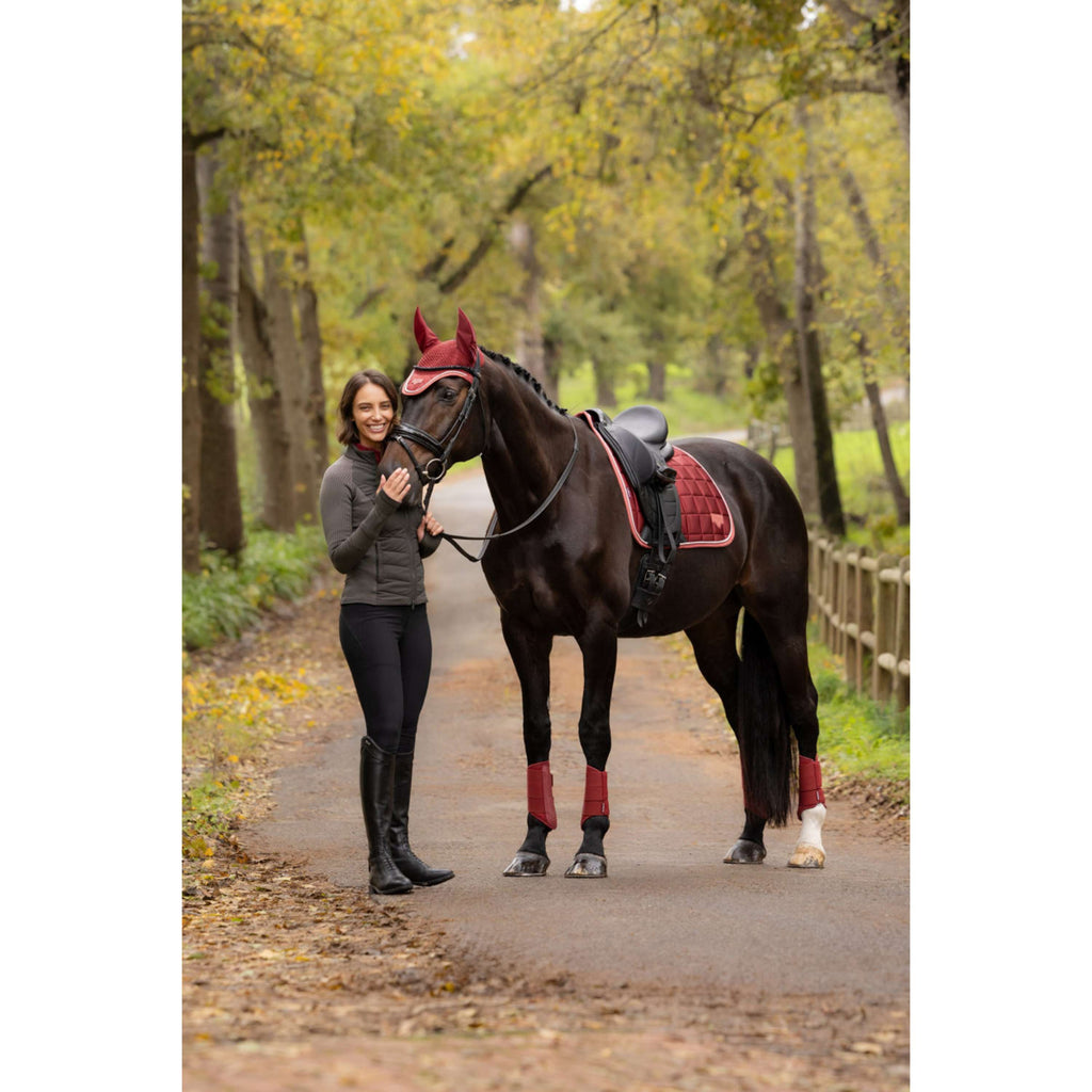 LeMieux Saddlepad Loire Classic Square Dressage Russet