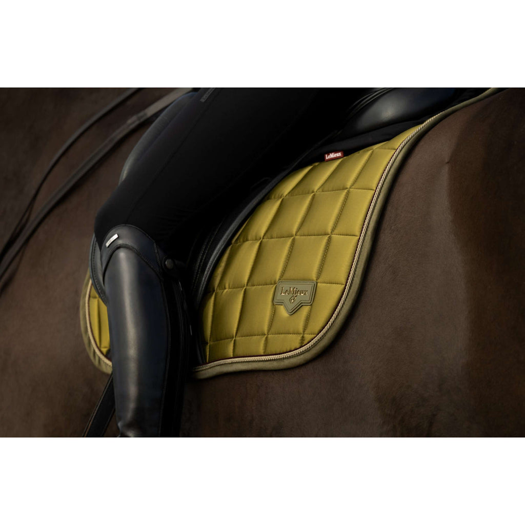 LeMieux Saddlepad Loire Classic Square Dressage Gooseberry