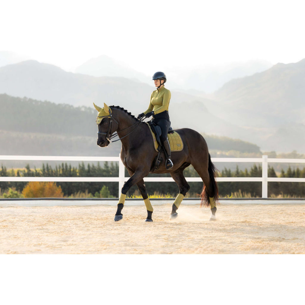 LeMieux Saddlepad Loire Classic Square Dressage Gooseberry